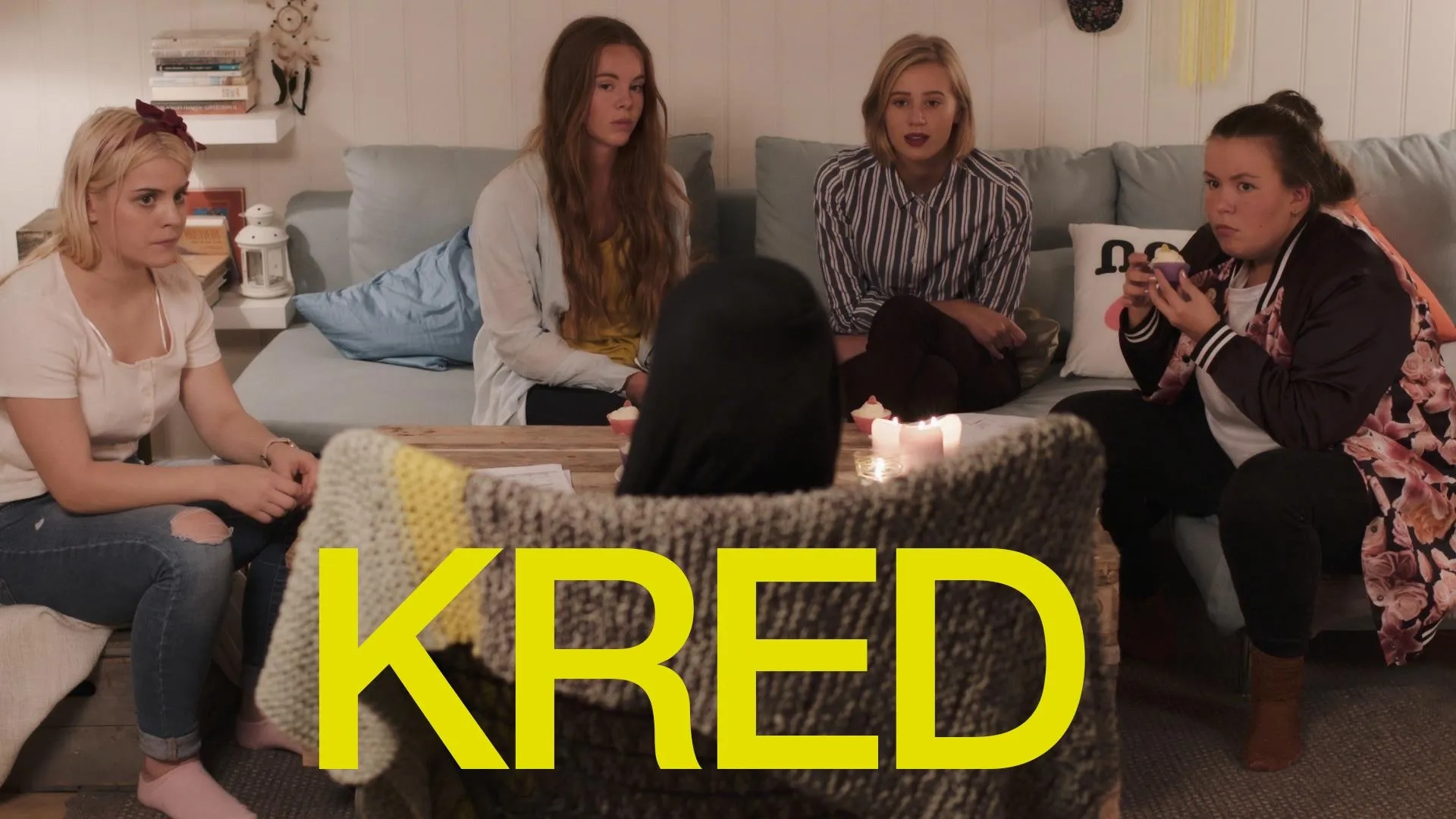 Ina Svenningdal, Josefine Frida Pettersen, Ulrikke Falch, and Lisa Teige in Skam (2015)