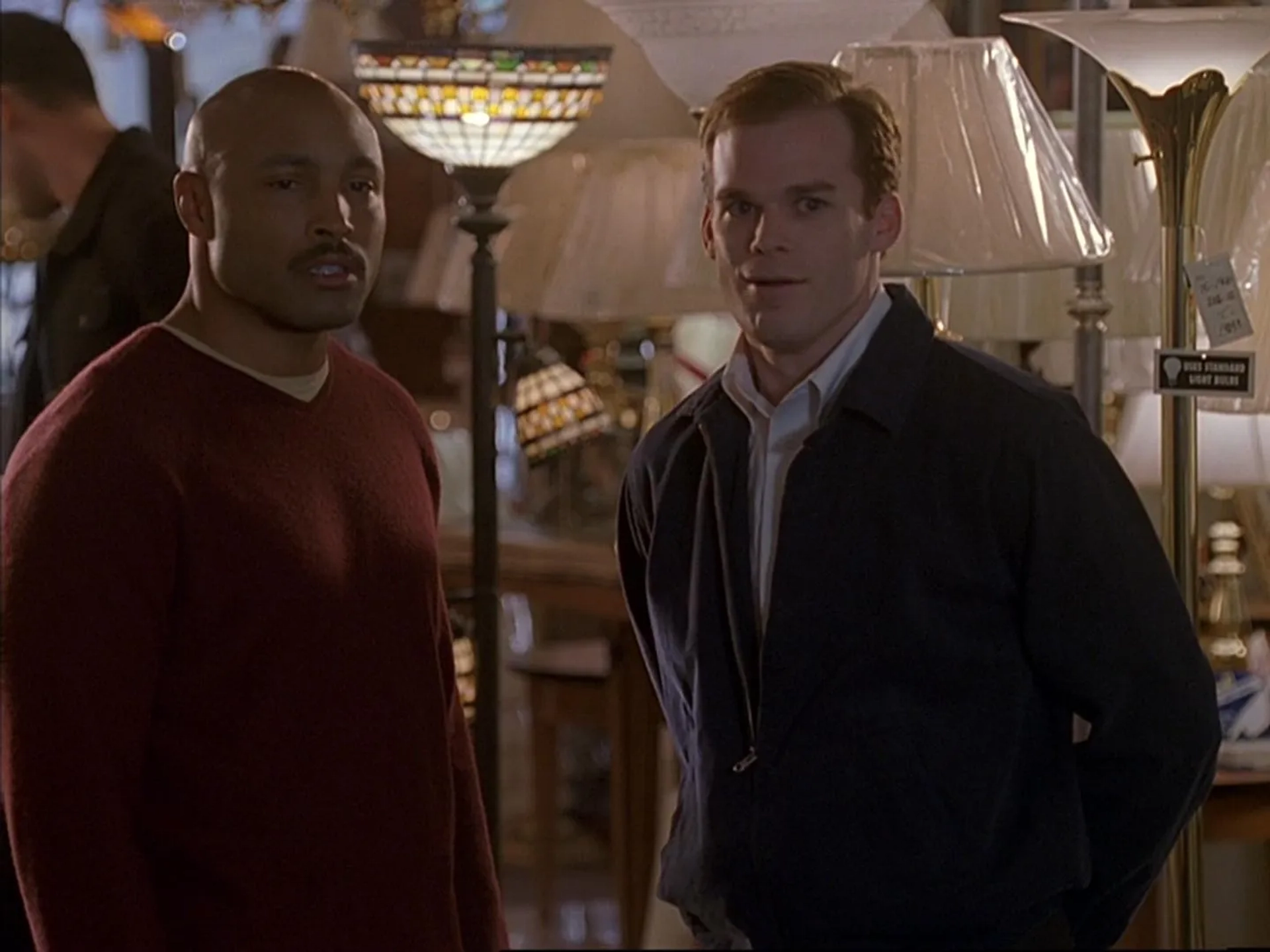 Michael C. Hall and Mathew St. Patrick in Six Feet Under (2001)