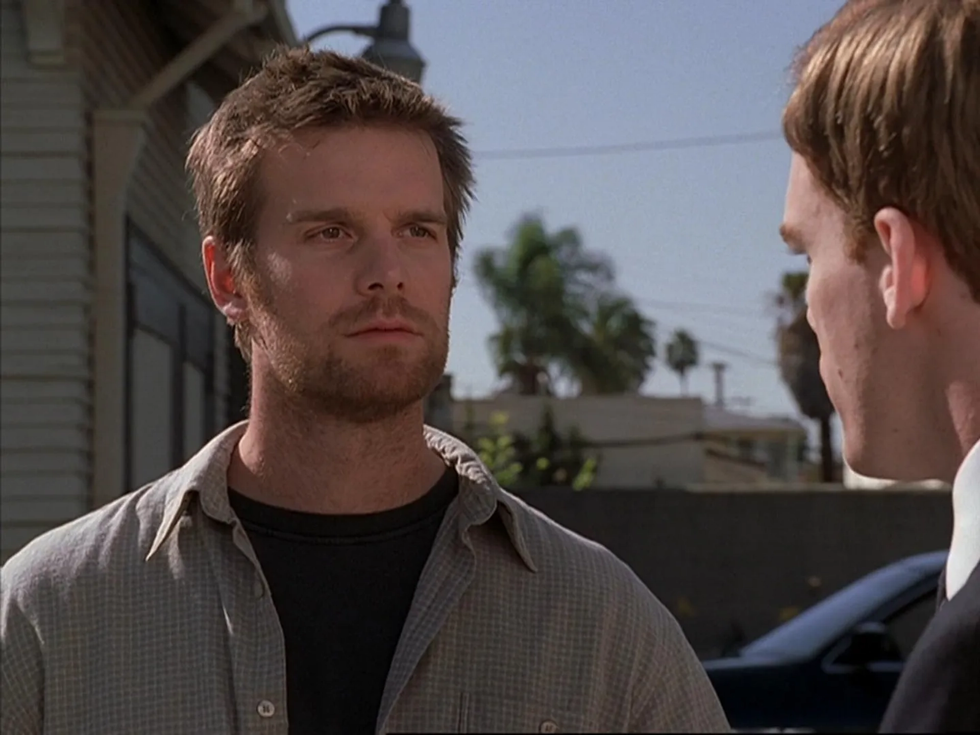 Michael C. Hall and Peter Krause in Six Feet Under (2001)