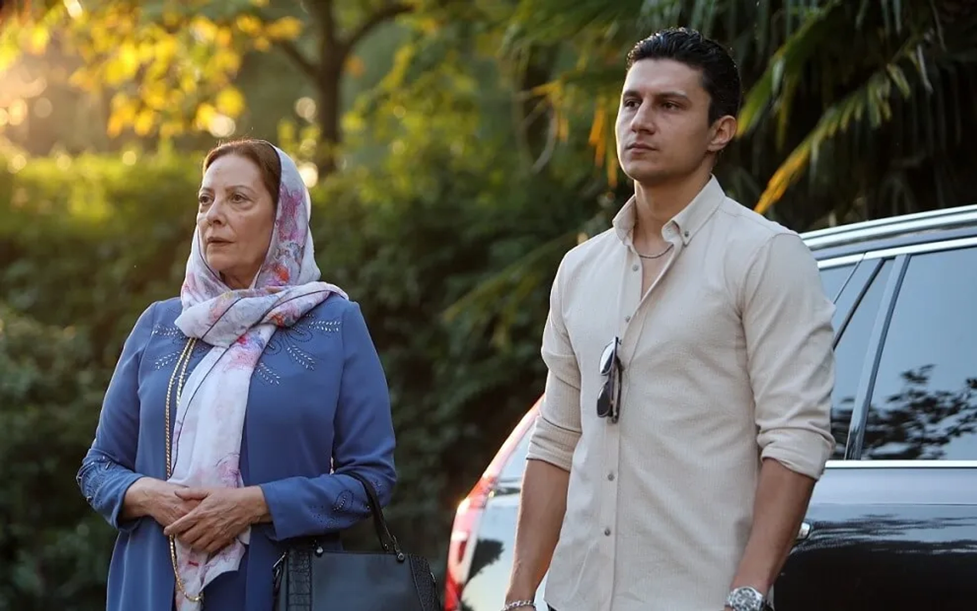 Ayda Aksel and Alper Çankaya in The Family (2023)