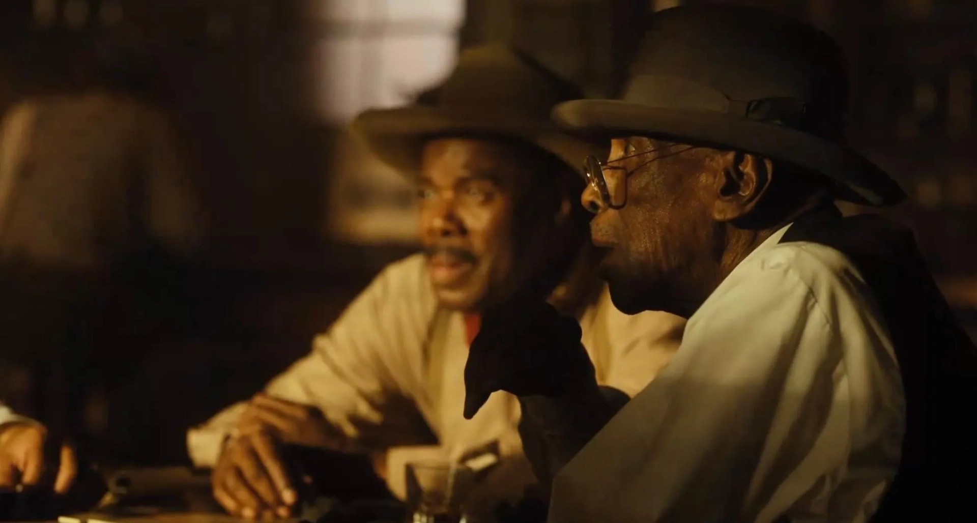 Louis Gossett Jr. and Colman Domingo in The Color Purple (2023)