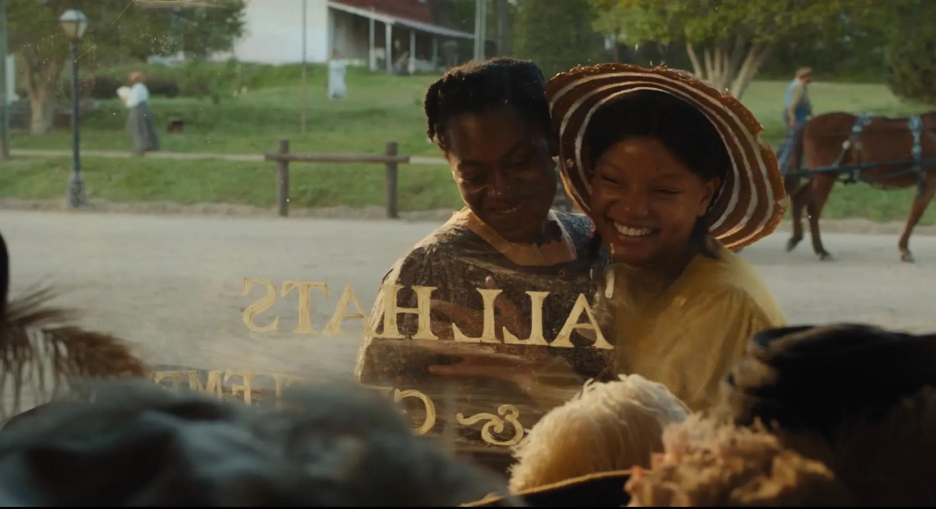 Halle Bailey and Phylicia Pearl Mpasi in The Color Purple (2023)