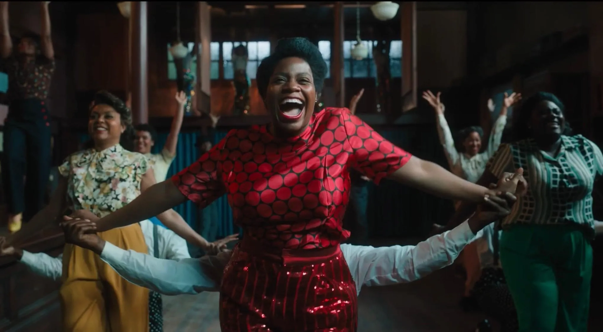 Taraji P. Henson, Fantasia Barrino, and Danielle Brooks in The Color Purple (2023)