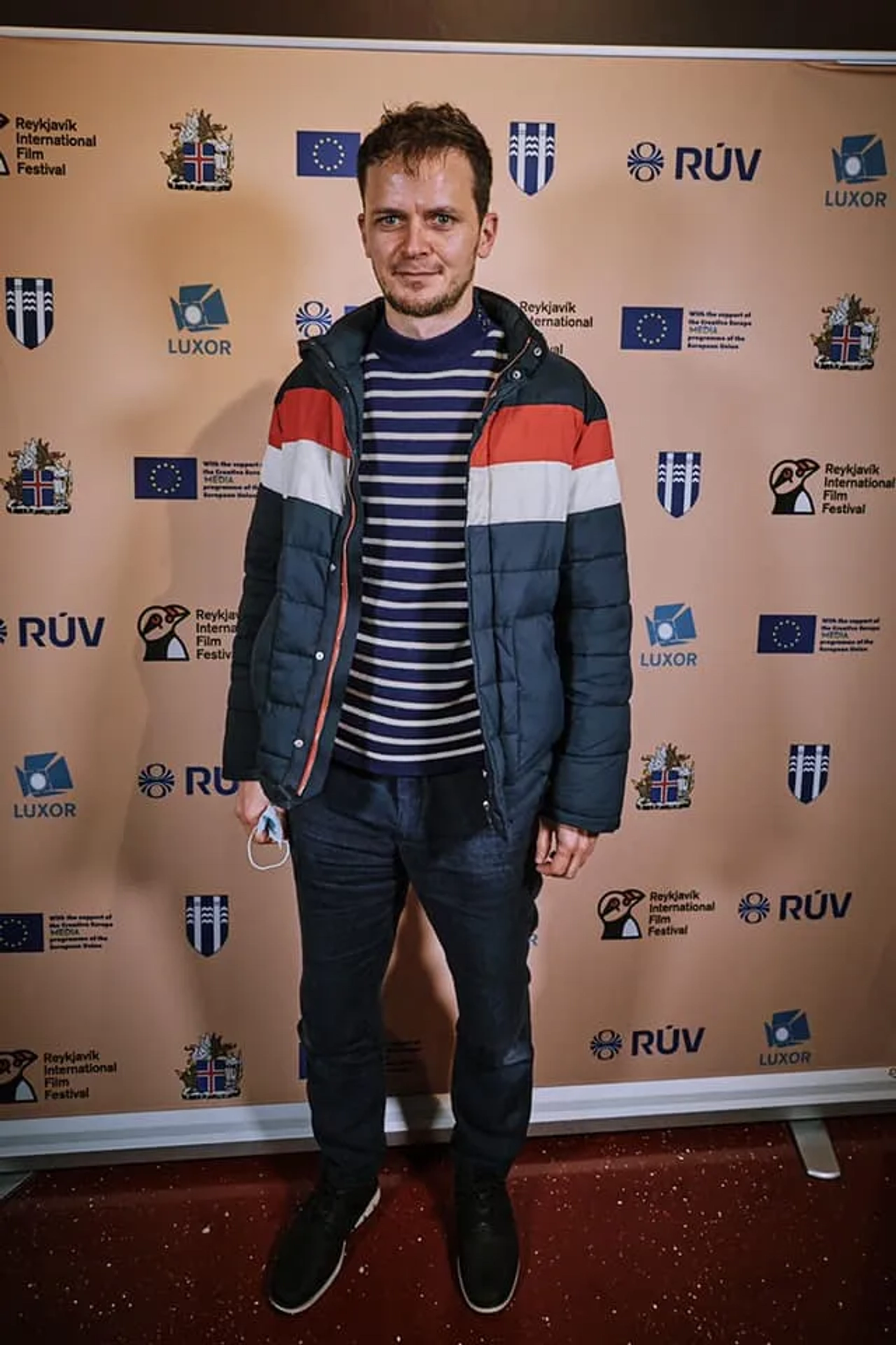 Gísli Darri Halldórsson at an event for Yes-People (2020)