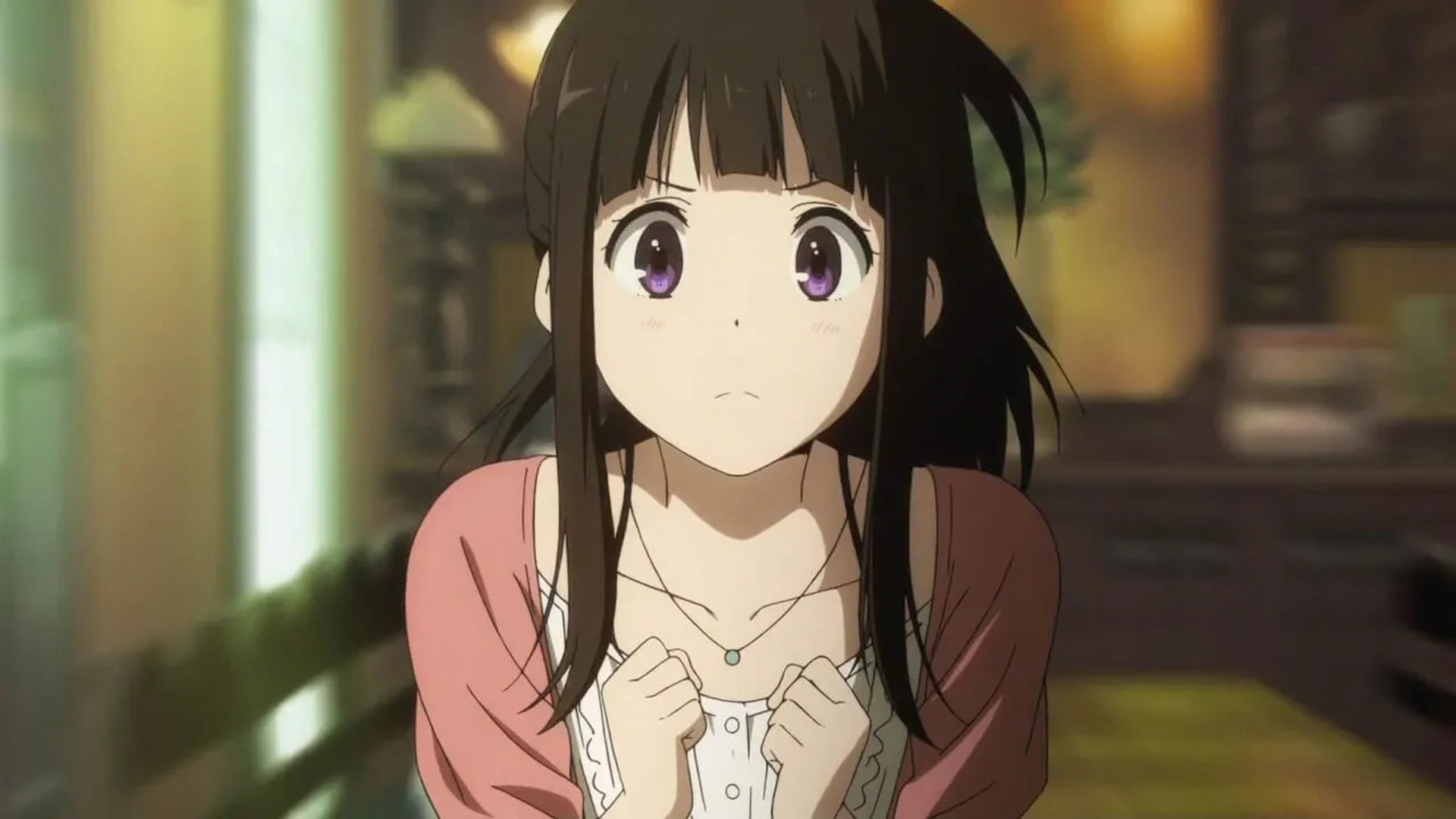 Satomi Satô in Hyouka (2012)