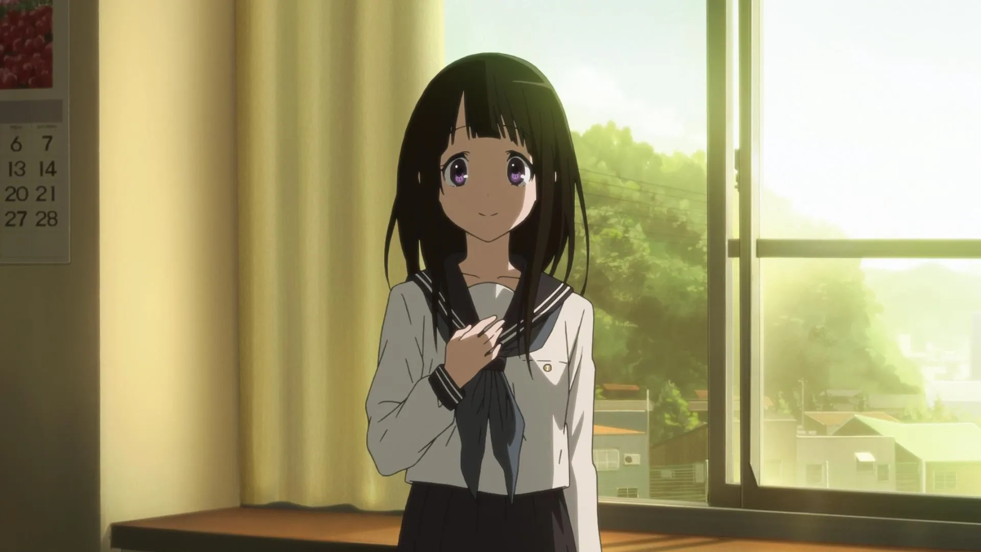 Satomi Satô in Hyouka (2012)