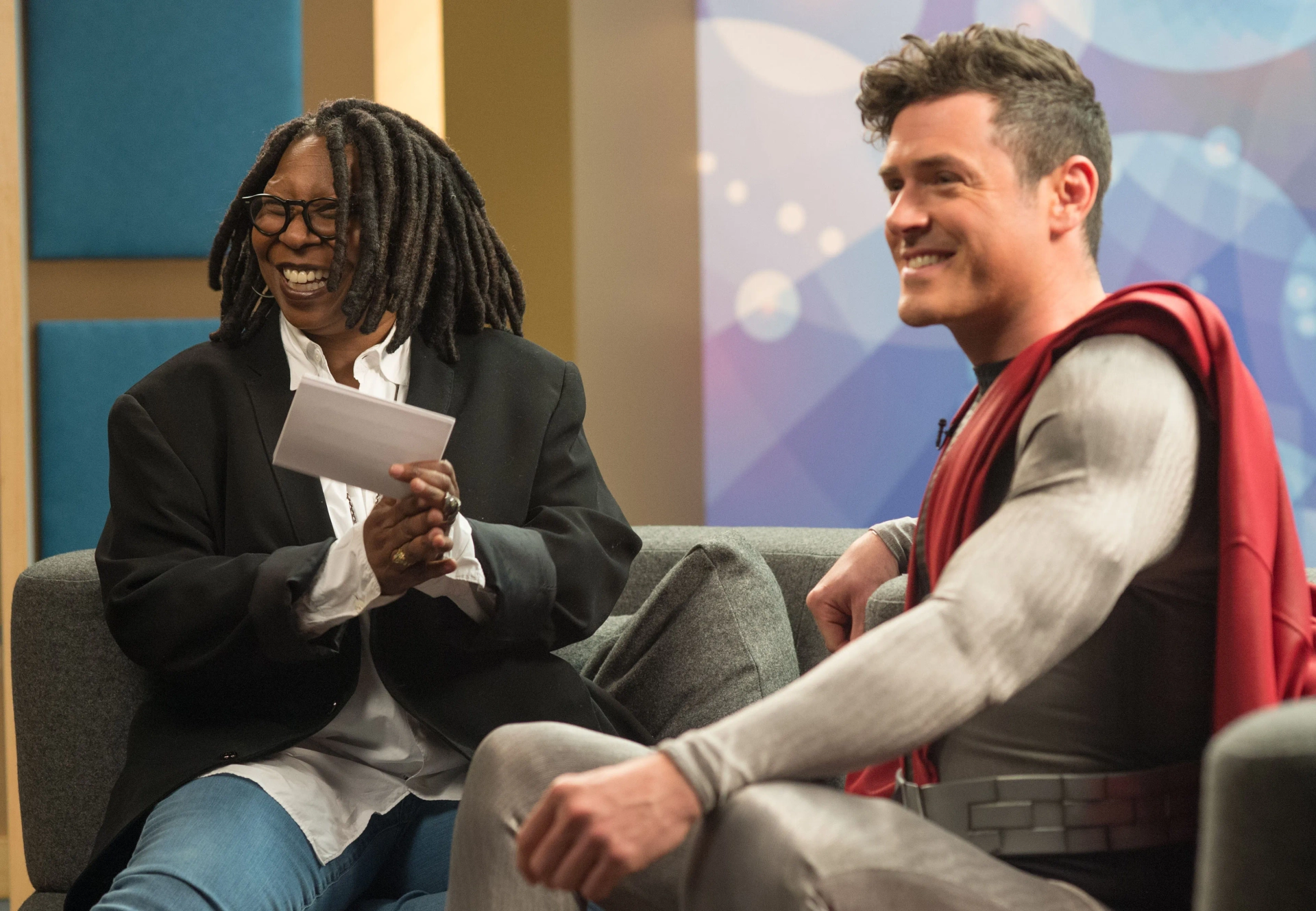 Whoopi Goldberg and Brendan Hines in The Tick (2016)