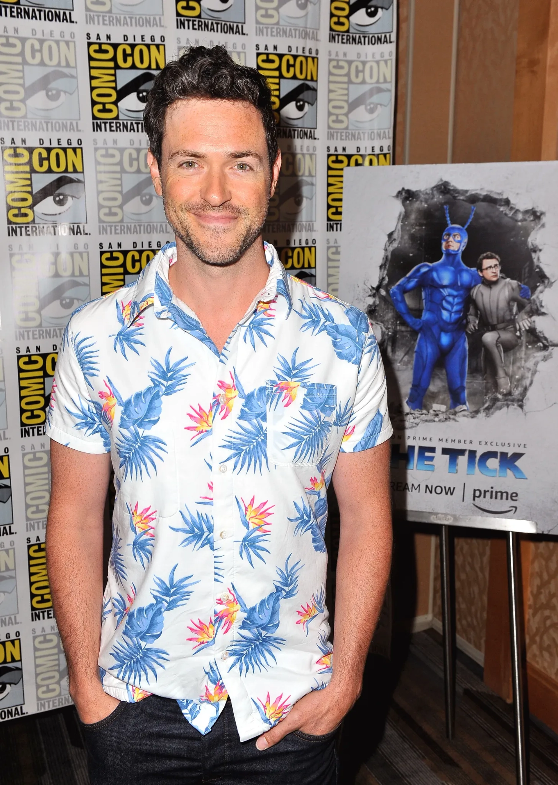 Brendan Hines at an event for The Tick (2016)