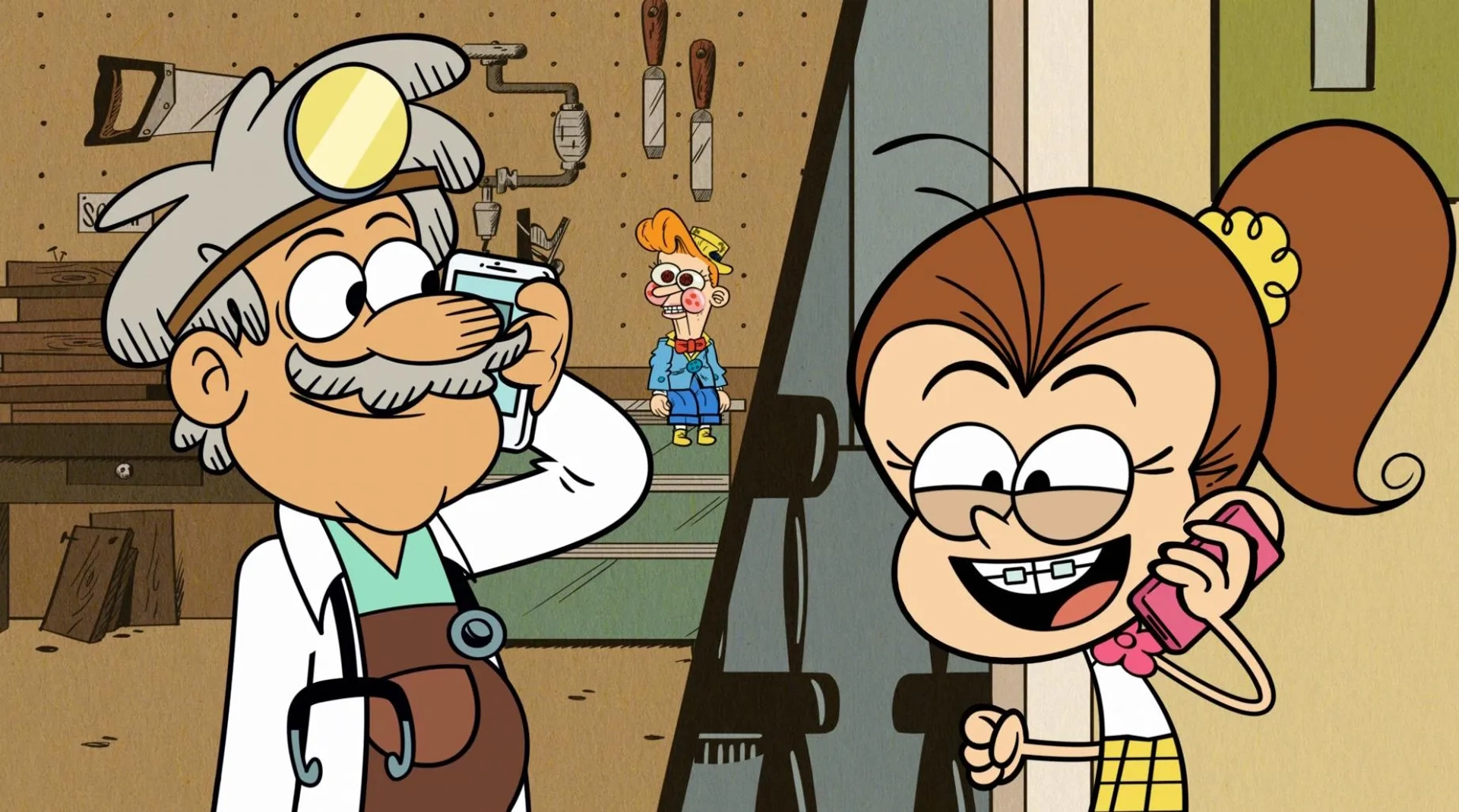 Jeff Bennett and Cristina Pucelli in The Loud House: The Last Laugh/Driver's Dread (2022)