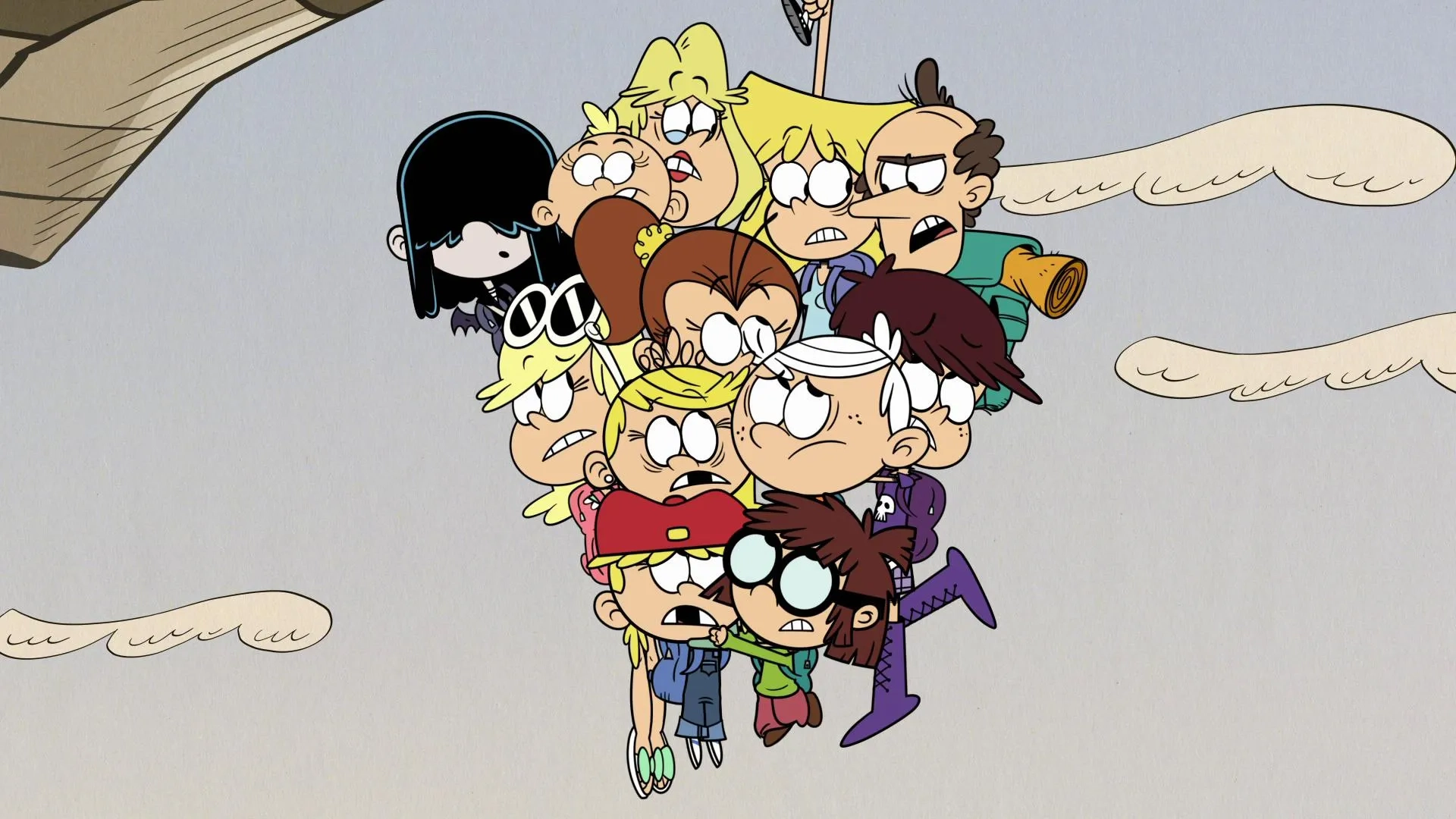 Grey Griffin, Jessica DiCicco, Nika Futterman, Lara Jill Miller, Brian Stepanek, Catherine Taber, Jill Talley, Asher Bishop, Liliana Mumy, and Cristina Pucelli in The Loud House: Camped! (2021)