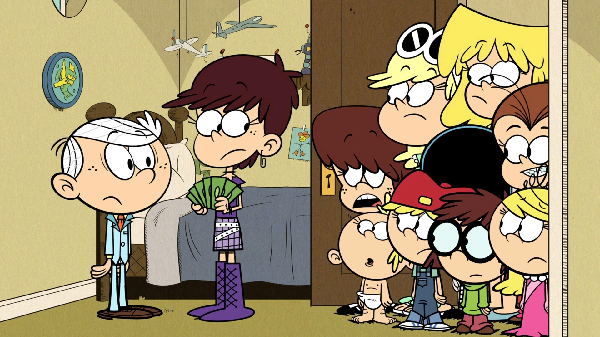 Grey Griffin, Jessica DiCicco, Nika Futterman, Lara Jill Miller, Catherine Taber, Liliana Mumy, Cristina Pucelli, and Collin Dean in The Loud House (2014)