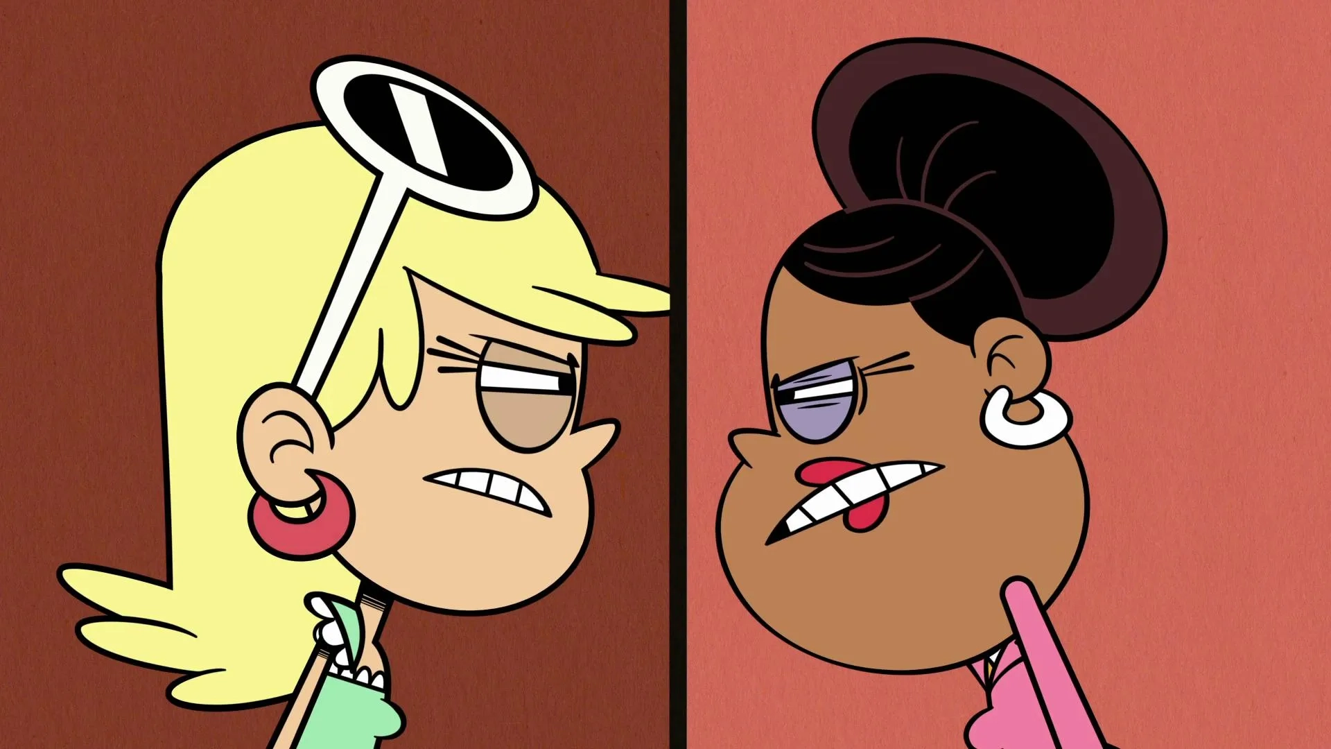 Debi Derryberry and Liliana Mumy in The Loud House: School of Shock/Electshunned (2021)