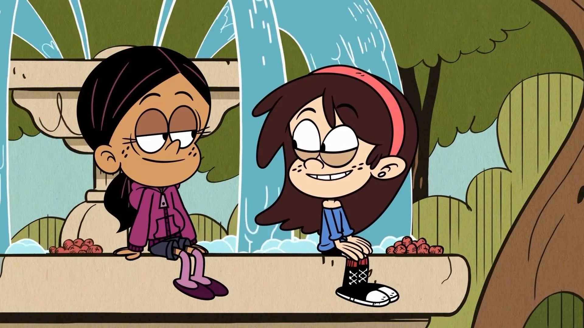 Izabella Alvarez and Leah Mei Gold in The Loud House: Friended! with the Casagrandes (2019)