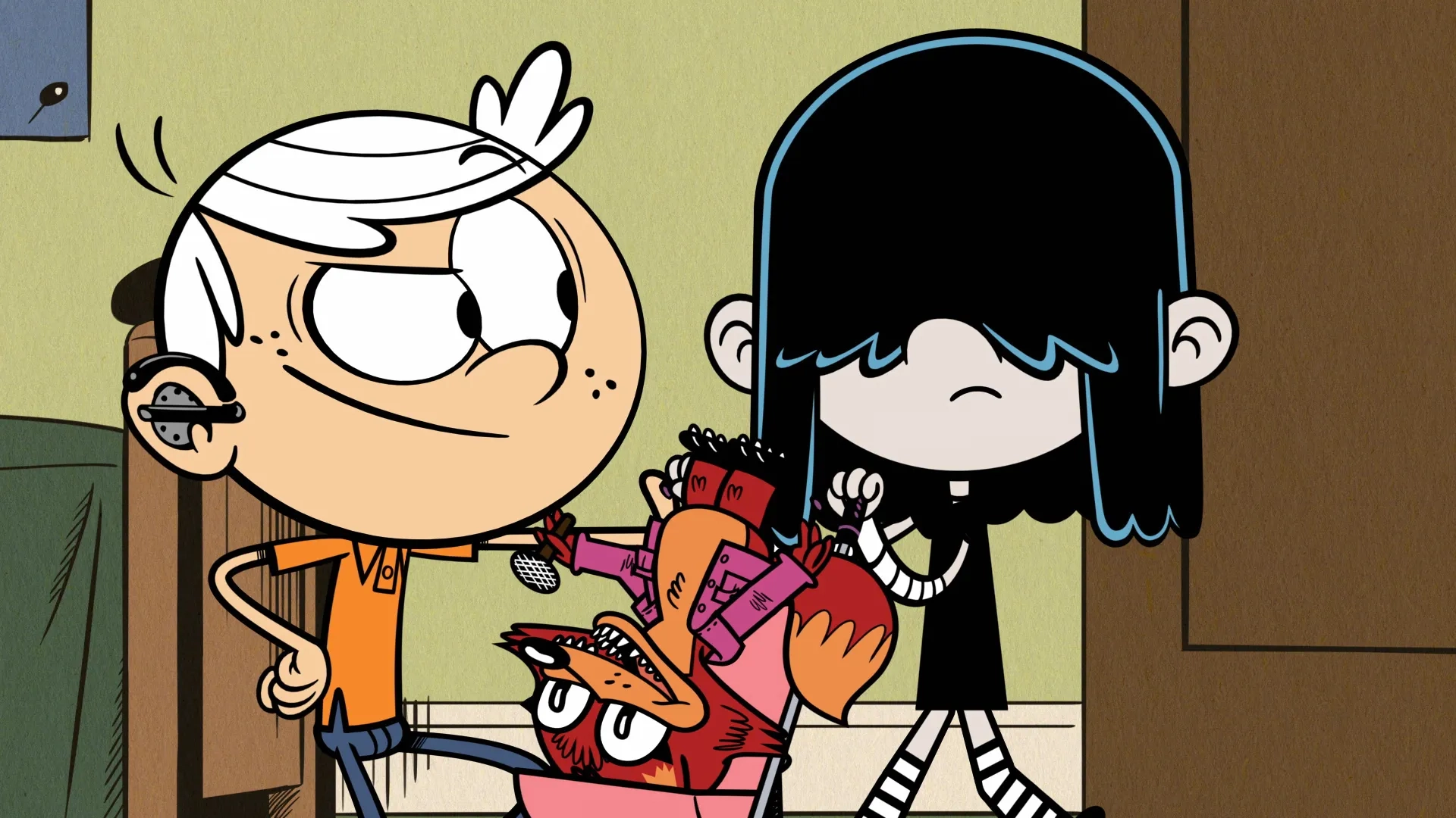 Jessica DiCicco and Collin Dean in The Loud House (2014)