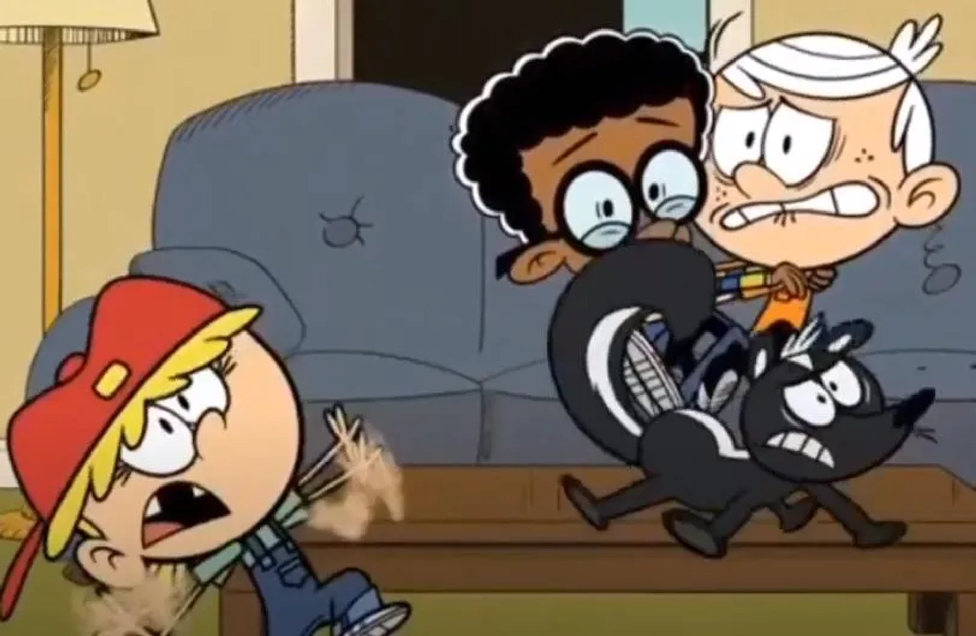 Grey Griffin, Asher Bishop, and Andre Robinson in The Loud House: The Boss Maybe/Family Bonding (2020)