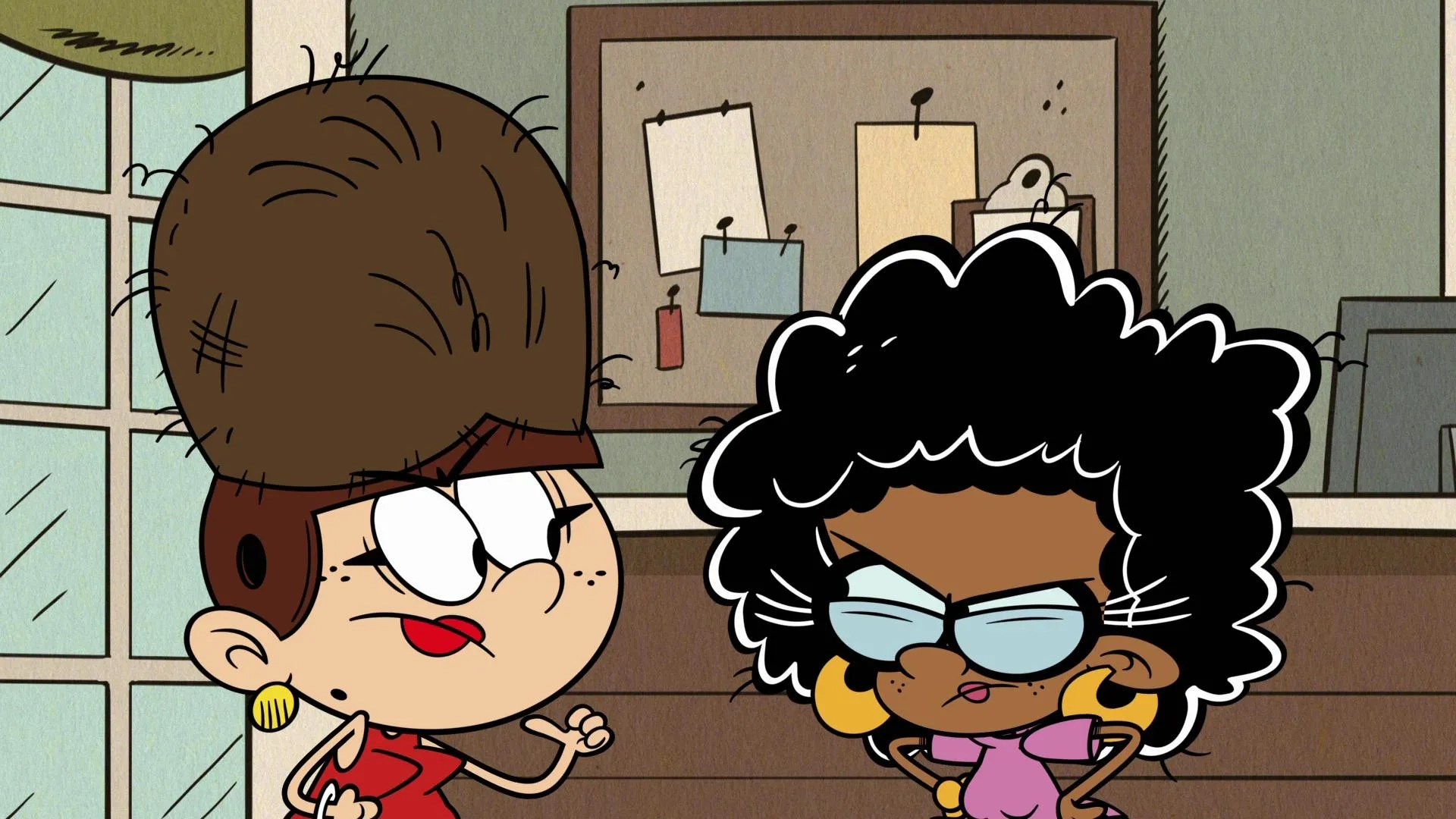 Asher Bishop and Andre Robinson in The Loud House: No Bus No Fuss/Resident Upheaval (2021)