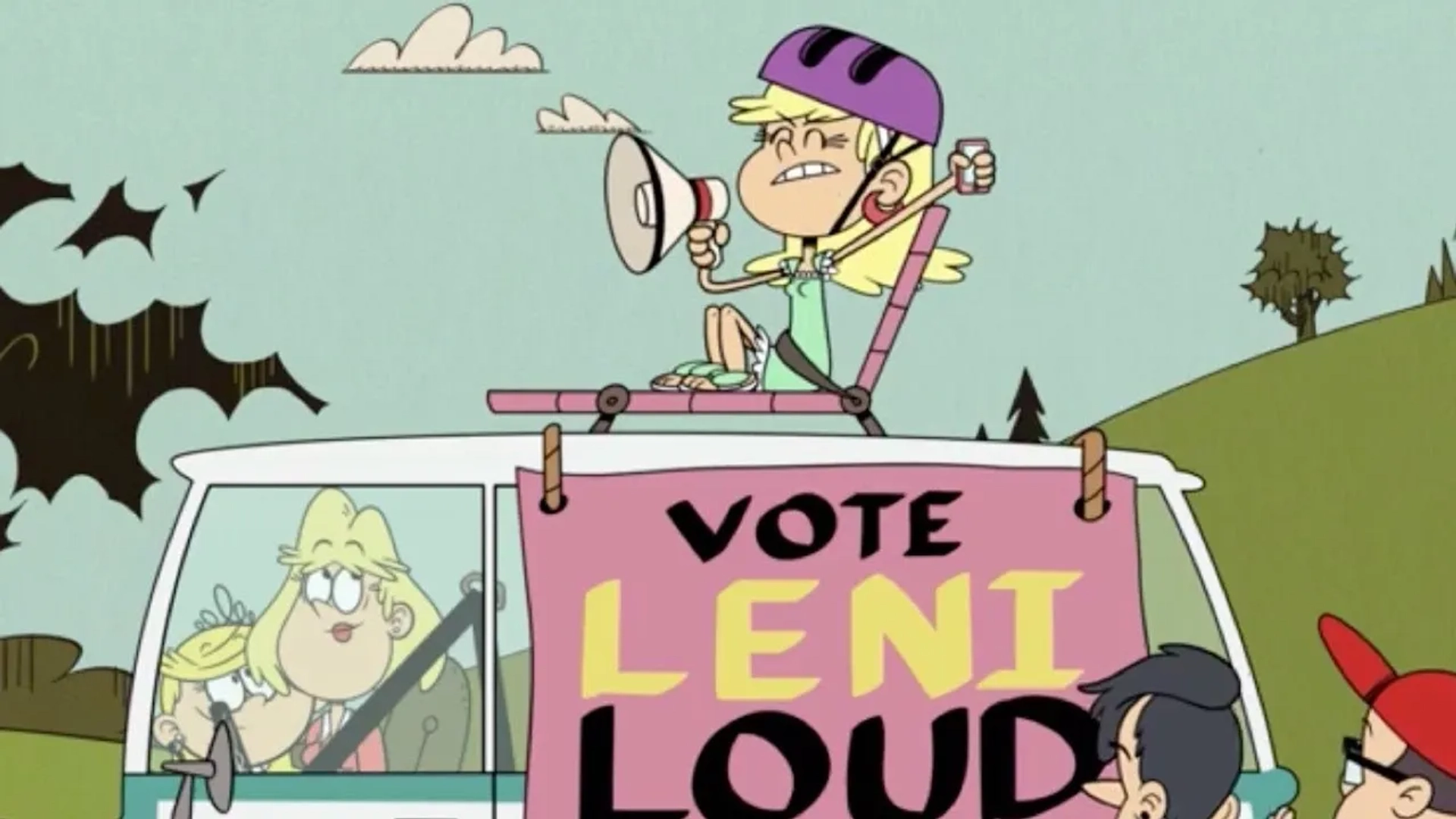 Grey Griffin, Jill Talley, and Liliana Mumy in The Loud House: School of Shock/Electshunned (2021)