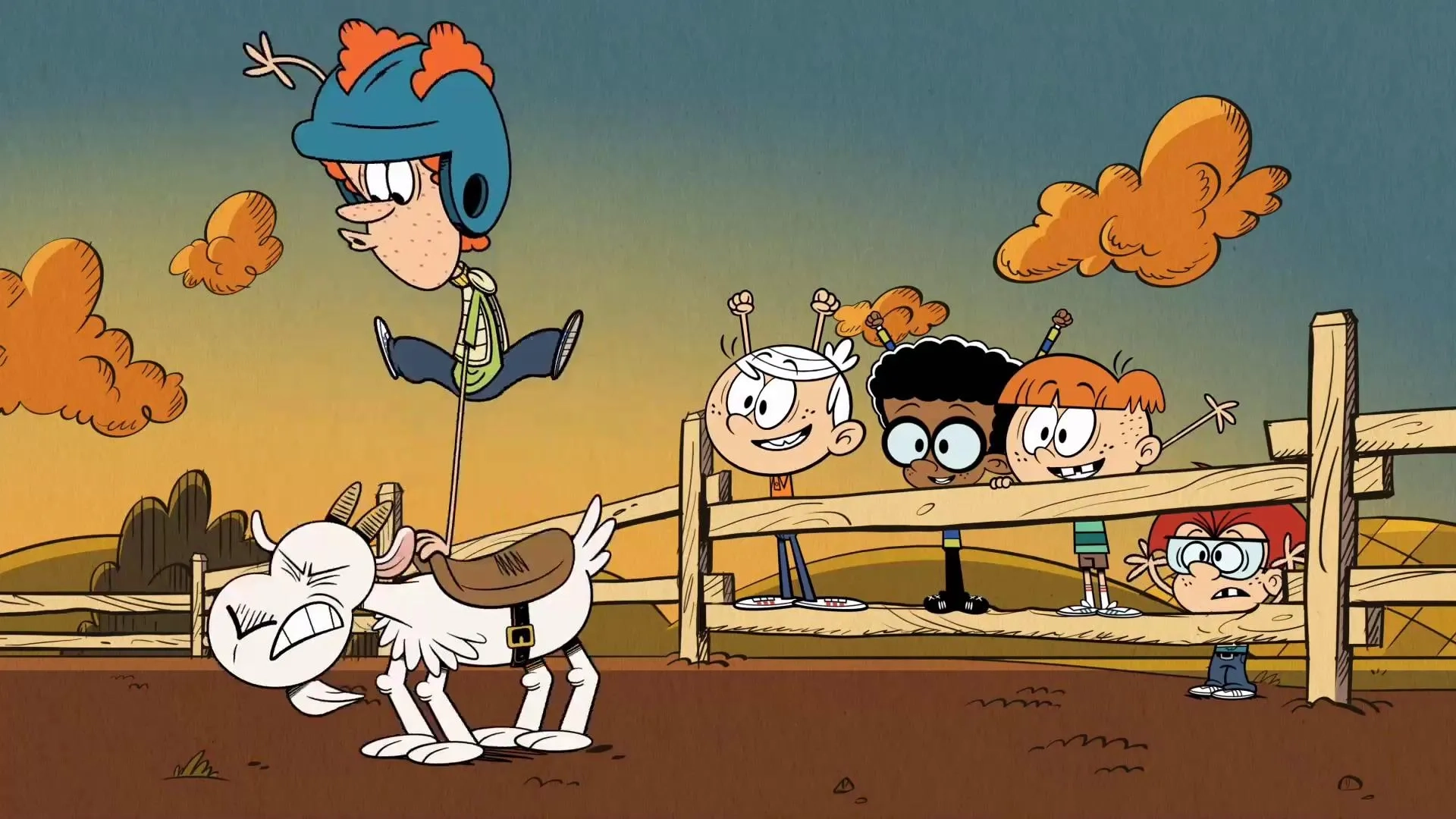 Jessica DiCicco, Lara Jill Miller, Andre Robinson, Wyatt Griswold, and Collin Dean in The Loud House (2014)