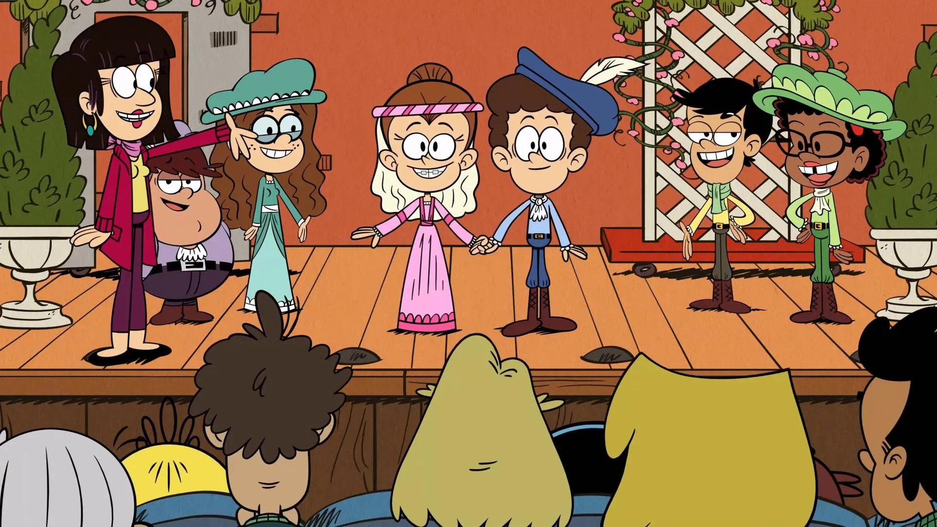 Grey Griffin, Jessica DiCicco, Lara Jill Miller, Catherine Taber, Kamali Minter, Ogie Banks, Eric Bauza, Nazneen Contractor, Cristina Pucelli, Carlos PenaVega, Sean Giambrone, and Tex Hammond in The Loud House (2014)