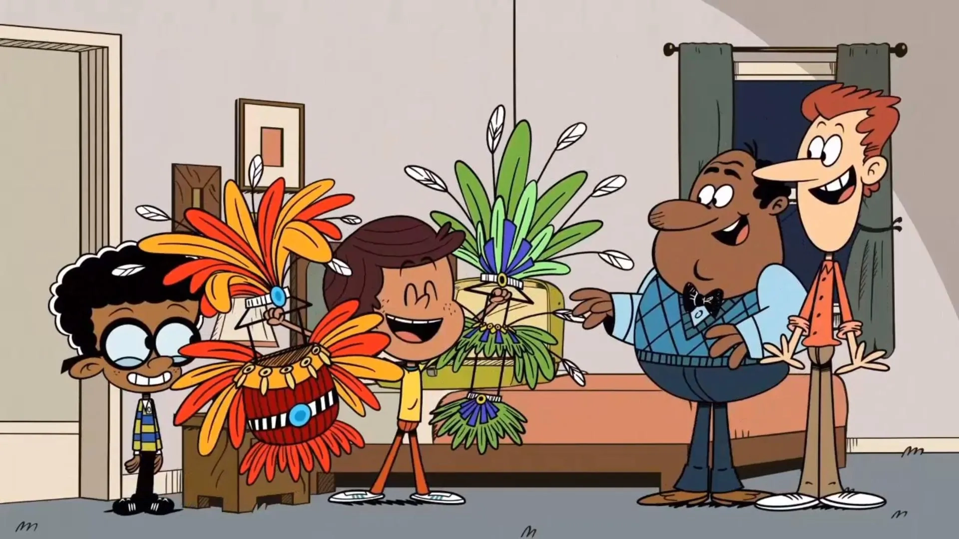 Wayne Brady, Michael McDonald, Andre Robinson, and Samuel Faraci in The Loud House: Exchange of Heart/Community Disservice (2020)