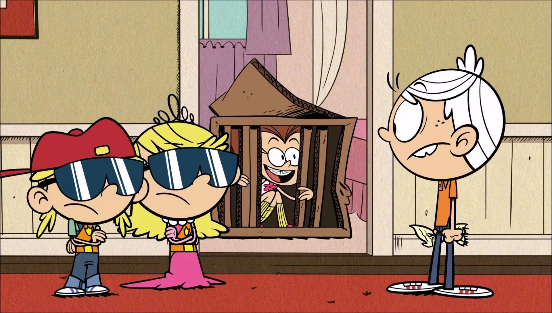 Grey Griffin, Cristina Pucelli, and Grant Palmer in The Loud House (2014)