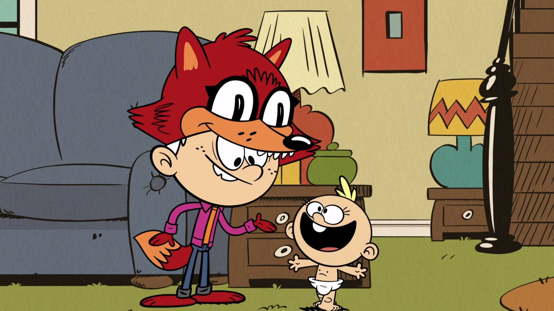 Grey Griffin and Collin Dean in The Loud House (2014)