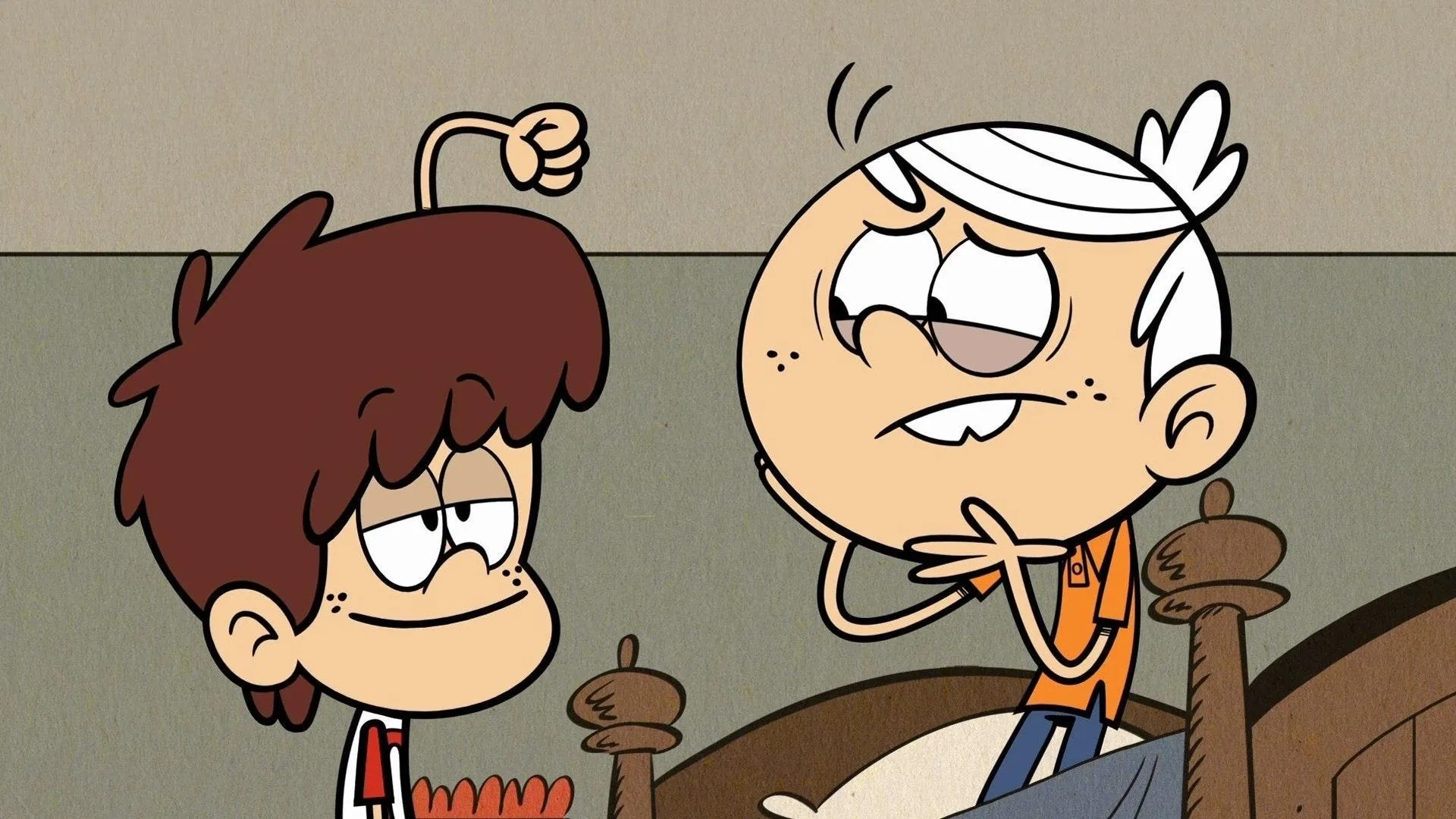 Jessica DiCicco and Collin Dean in The Loud House (2014)