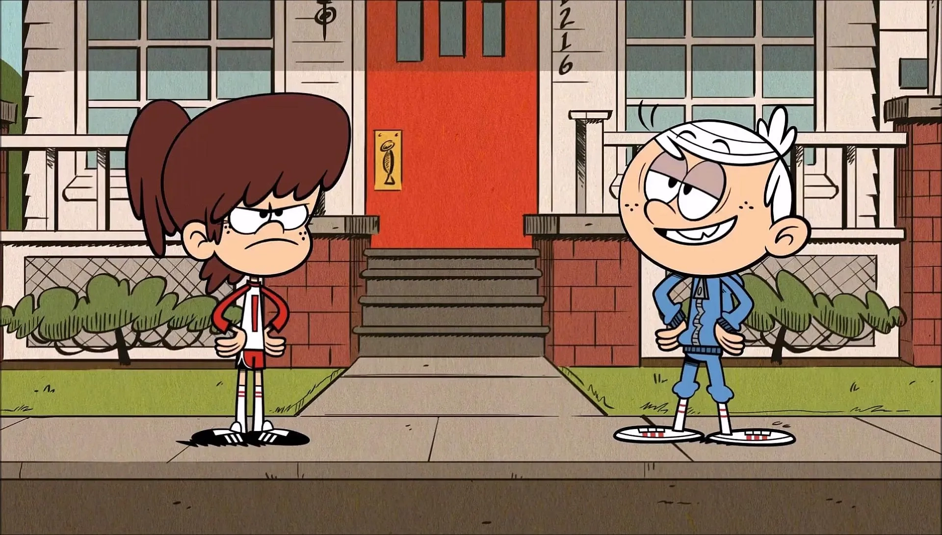 Jessica DiCicco and Grant Palmer in The Loud House (2014)