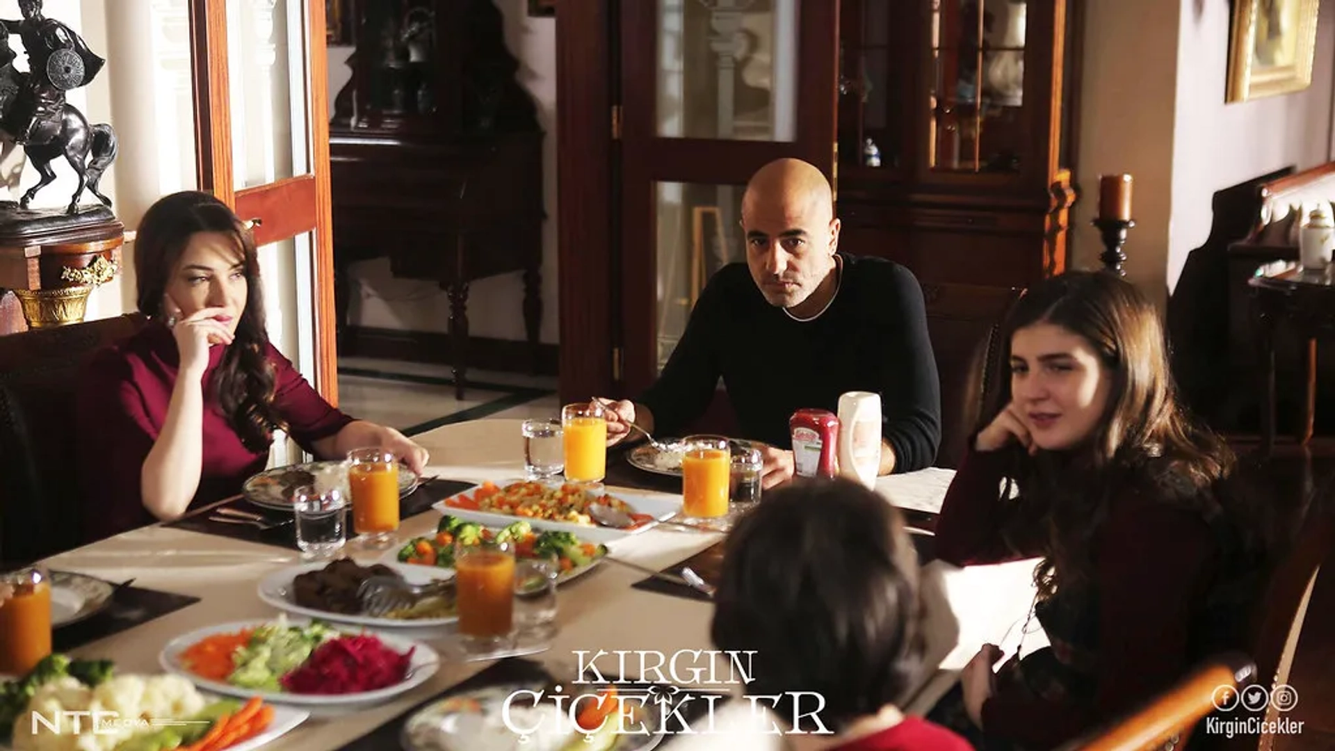 Tayanç Ayaydin and Cagla Irmak in Orphan Flowers (2015)