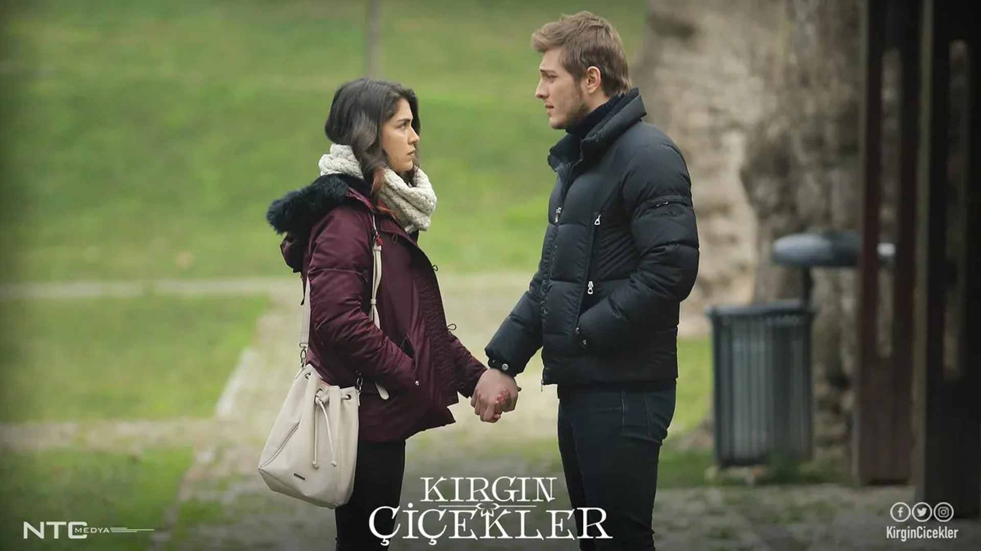 Burak Tozkoparan and Biran Damla Yilmaz in Orphan Flowers (2015)