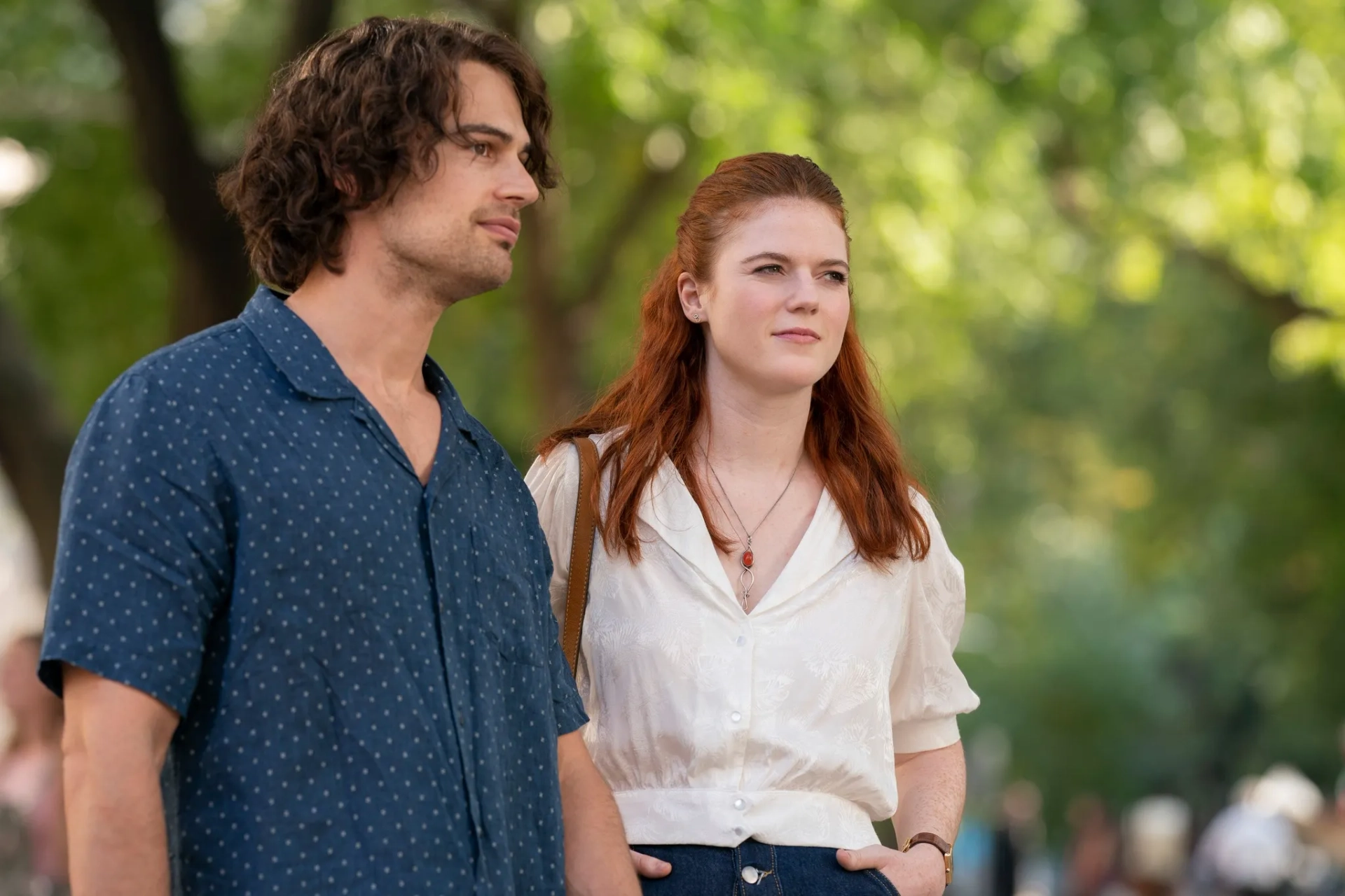 Rose Leslie and Theo James in The Time Traveler's Wife (2022)