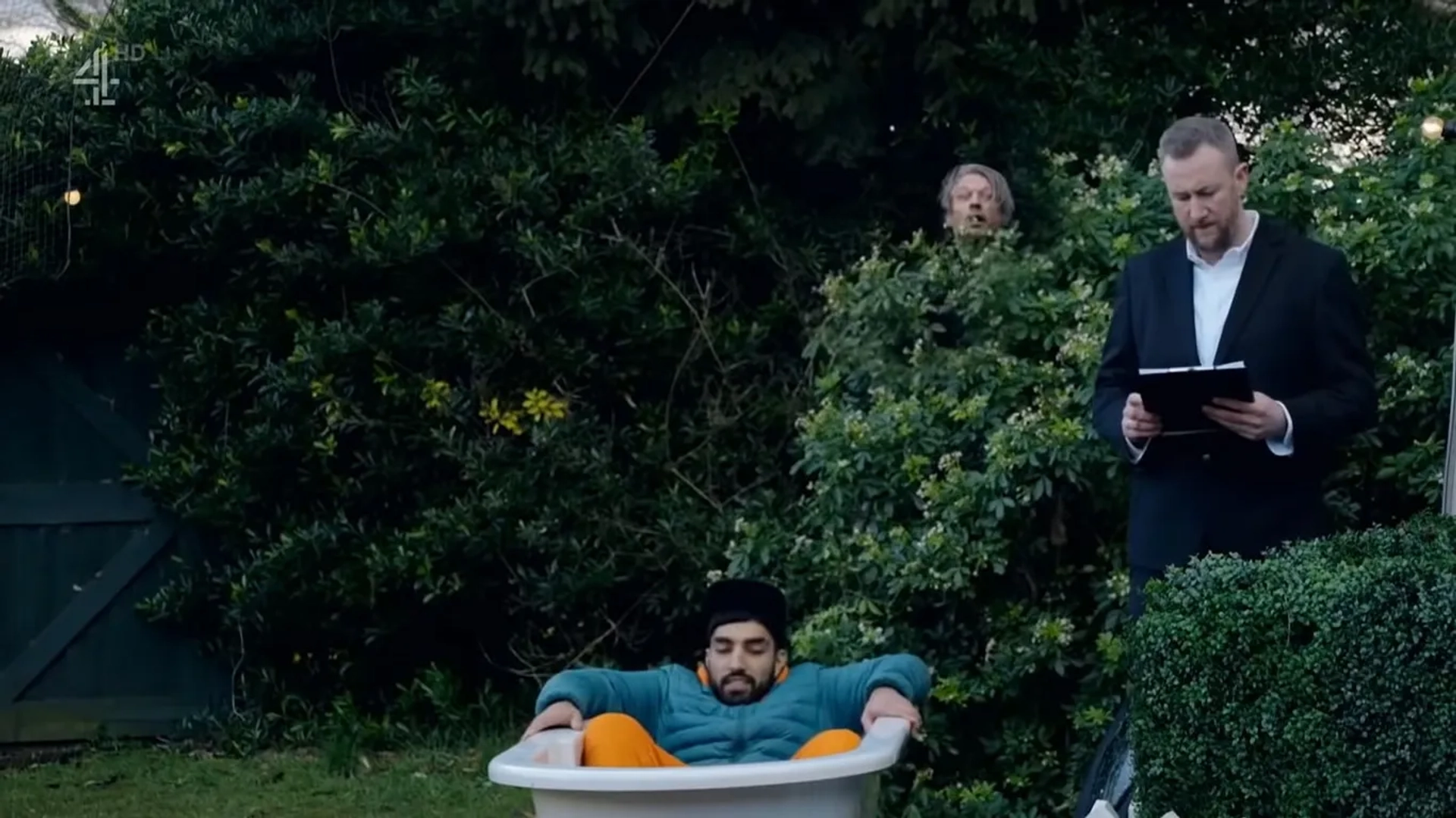 Alex Horne and Mawaan Rizwan in Taskmaster (2015)