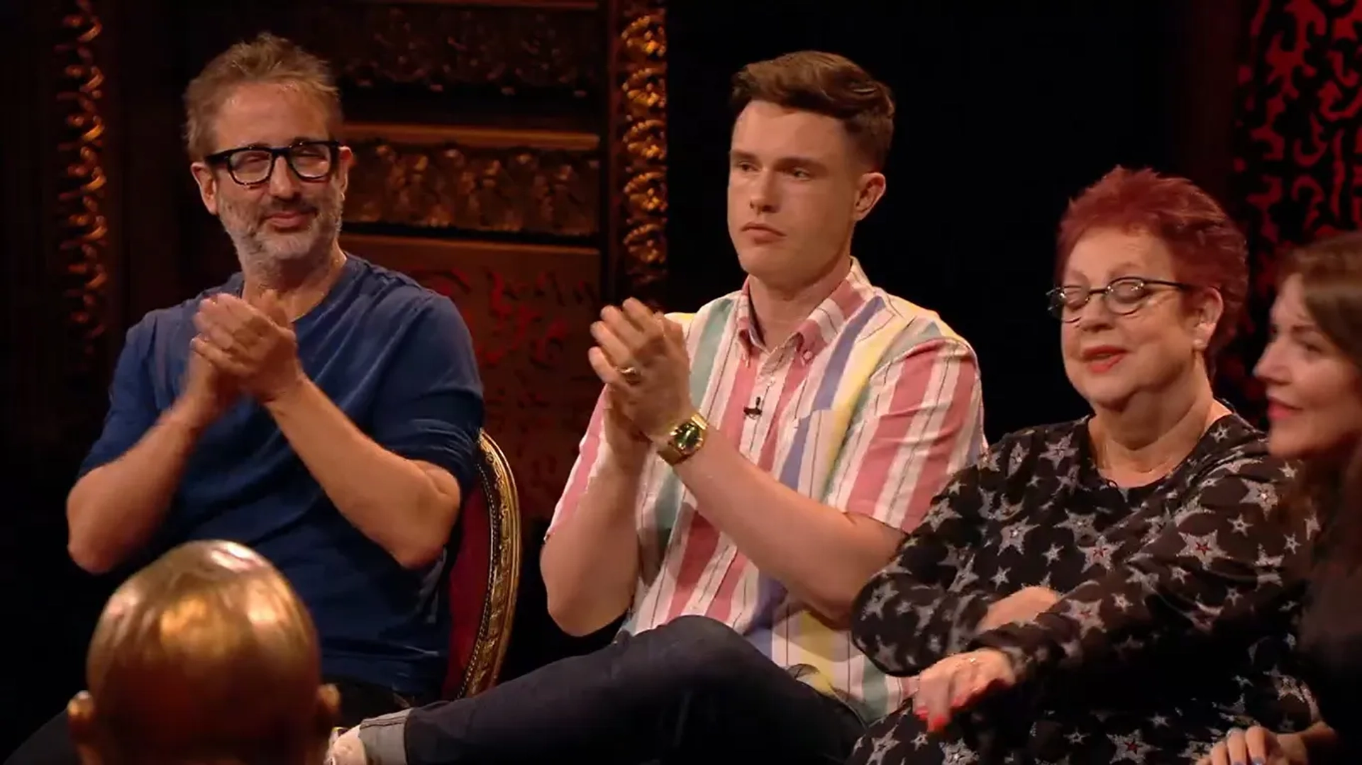 David Baddiel, Jo Brand, and Ed Gamble in Taskmaster: Five Miles Per Day (2019)