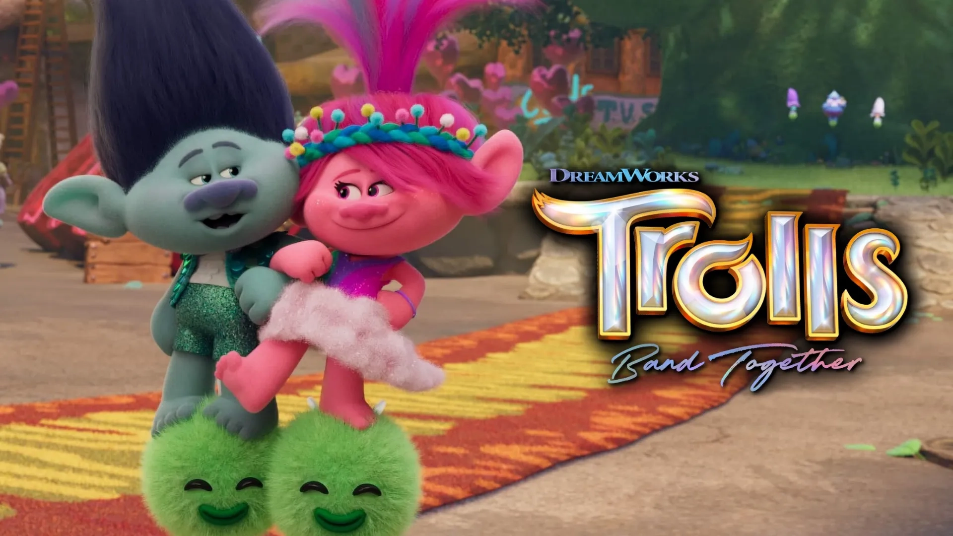 Justin Timberlake and Anna Kendrick in Trolls Band Together (2023)