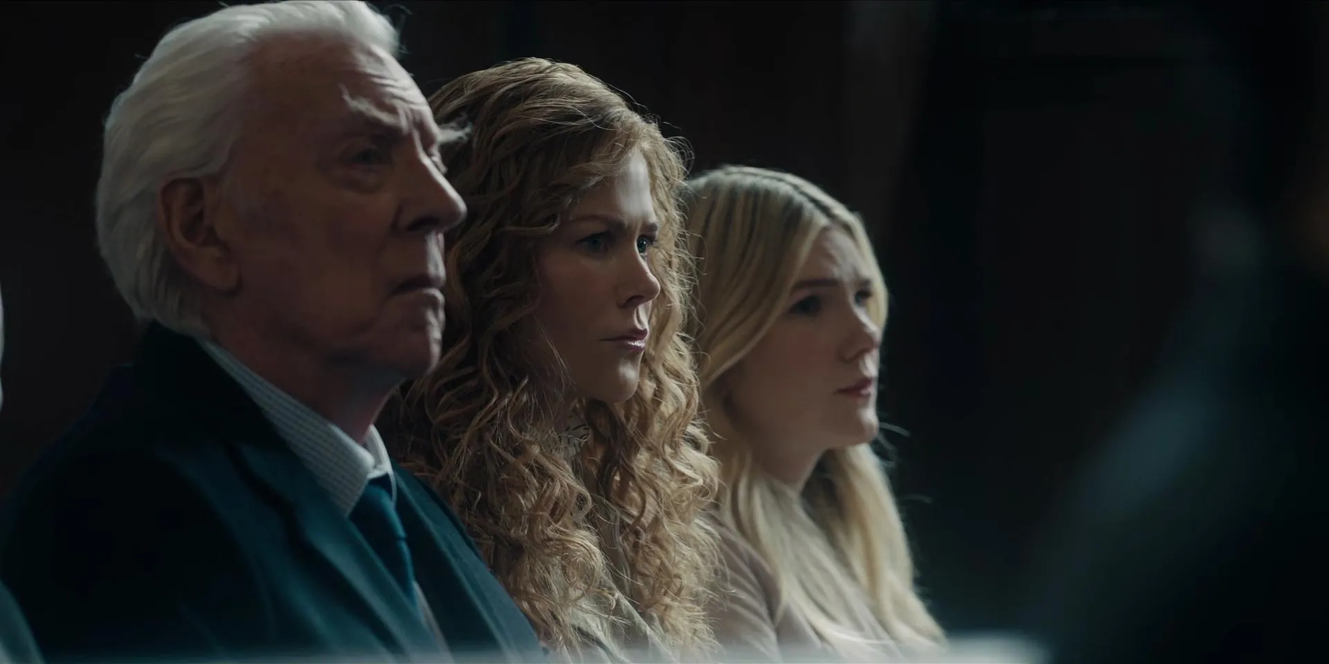 Nicole Kidman, Donald Sutherland, and Lily Rabe in The Undoing (2020)