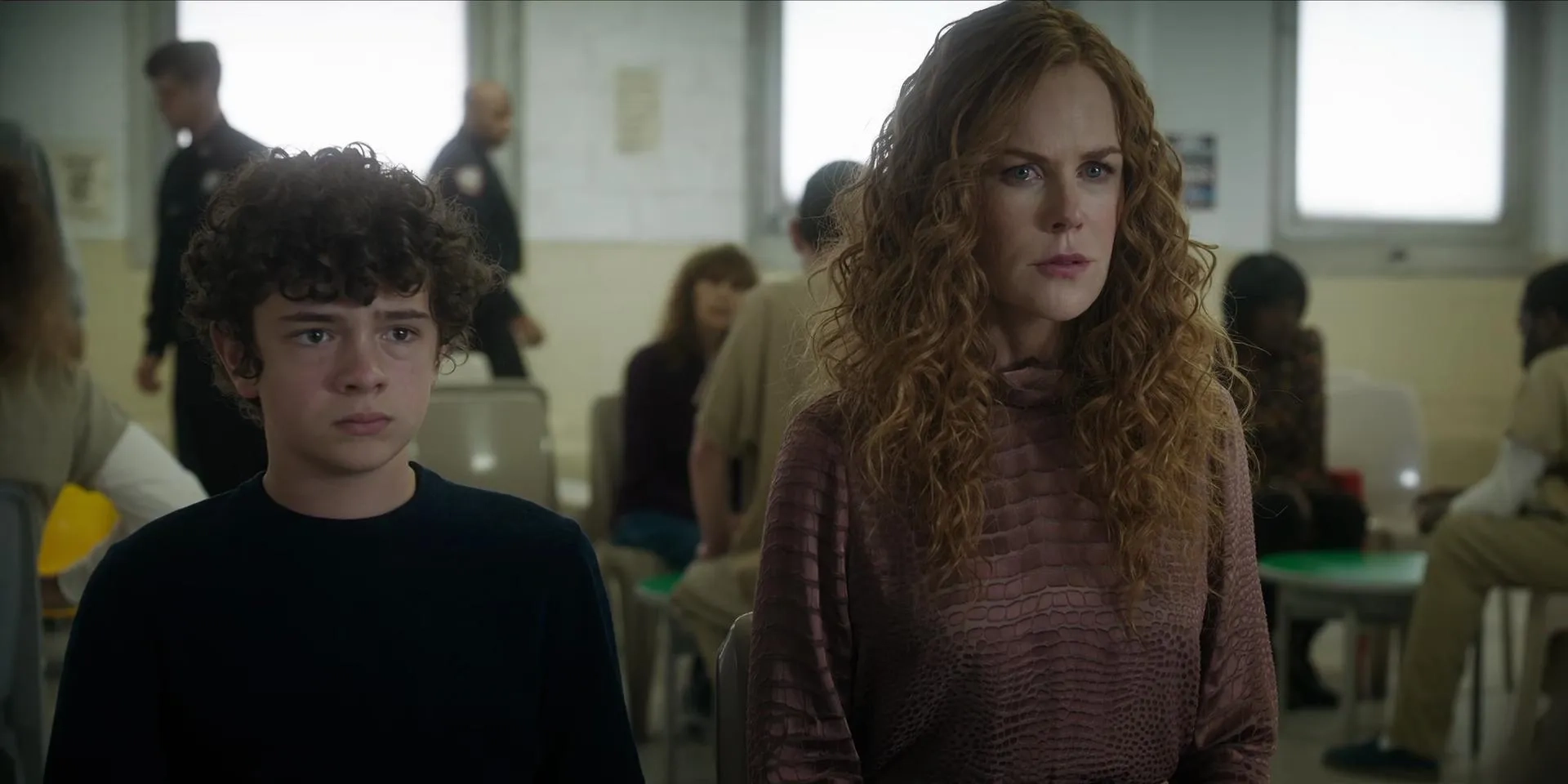 Nicole Kidman and Noah Jupe in The Undoing (2020)