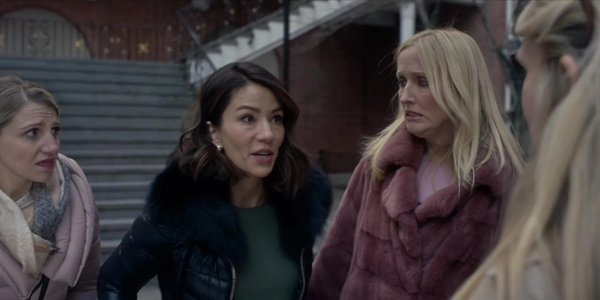 Janel Moloney, Vedette Lim, and Annaleigh Ashford in The Undoing (2020)