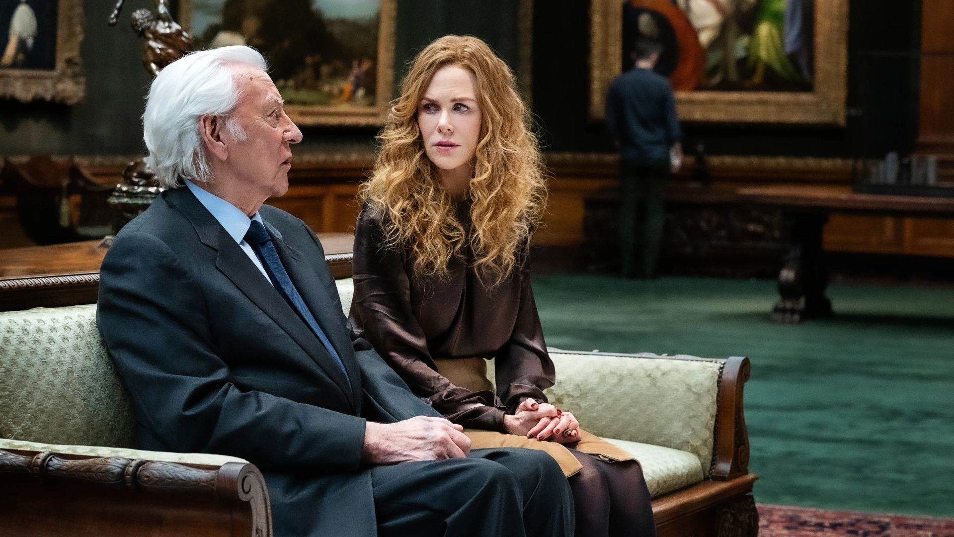 Donald Sutherland and Nicole Kidman in The Undoing for HBO