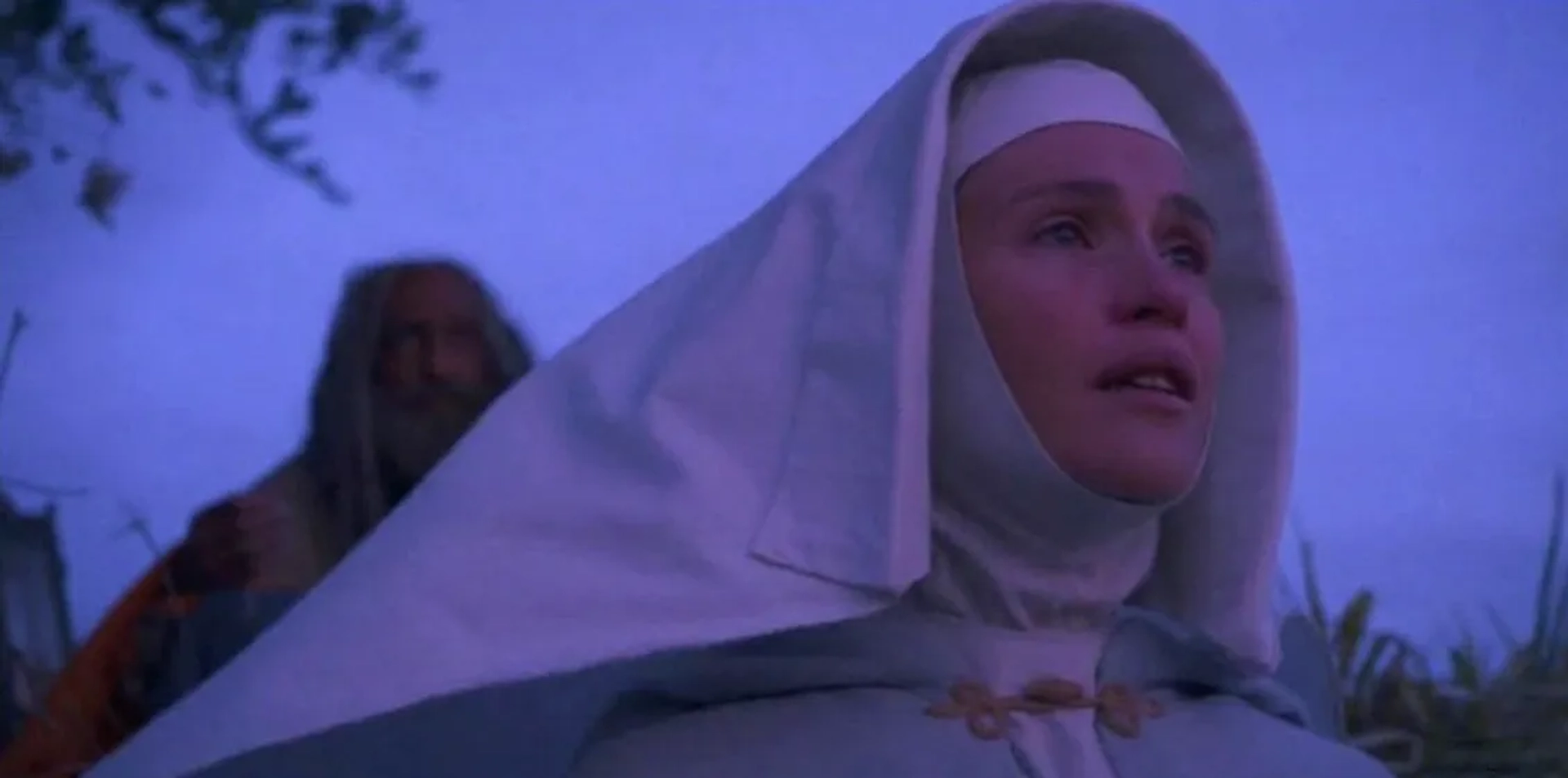 Gemma Arterton and Wayne Llewellyn in Black Narcissus (2020)