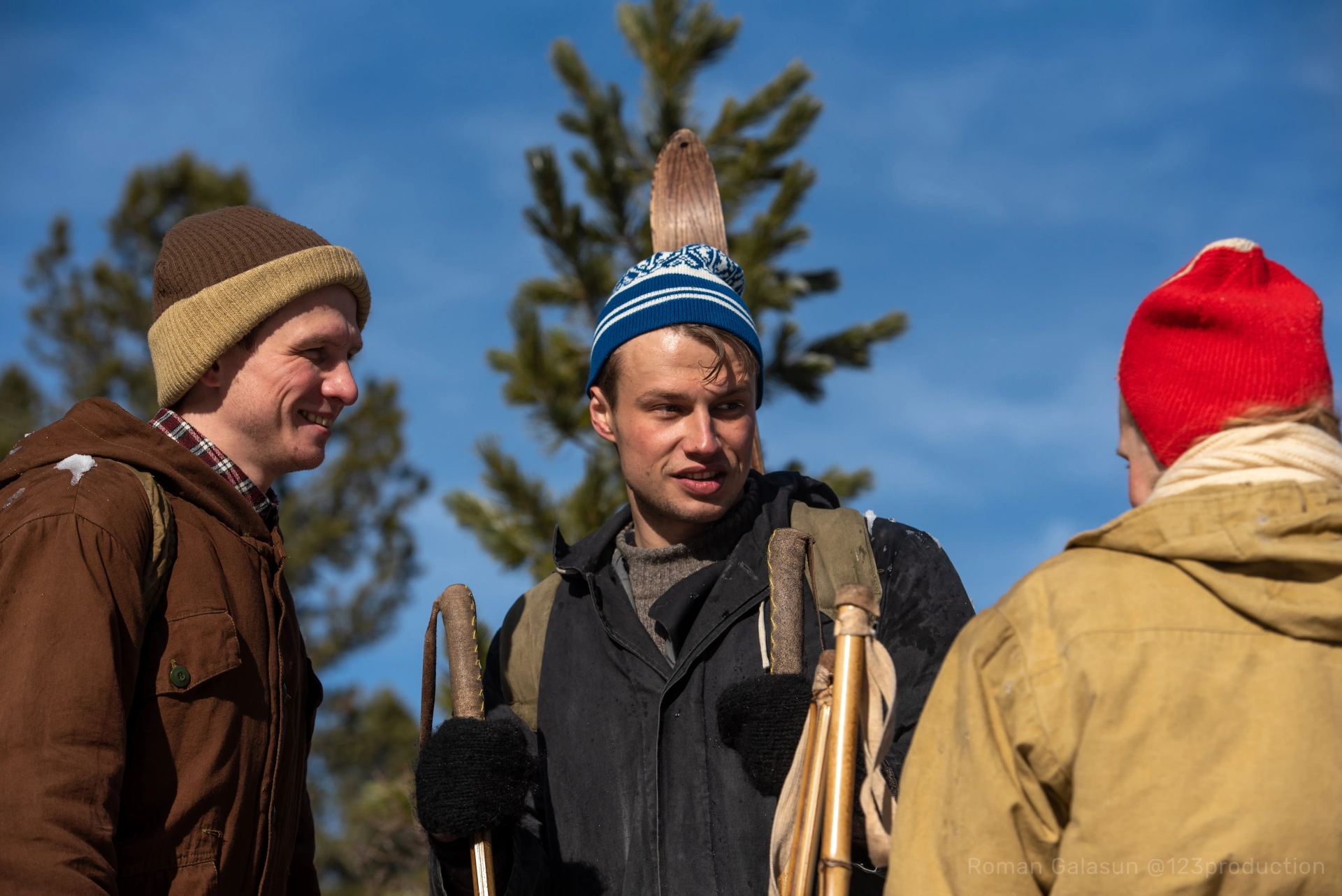 Evgeniy Antropov and Ivan Mulin in Dead Mountain (2020)