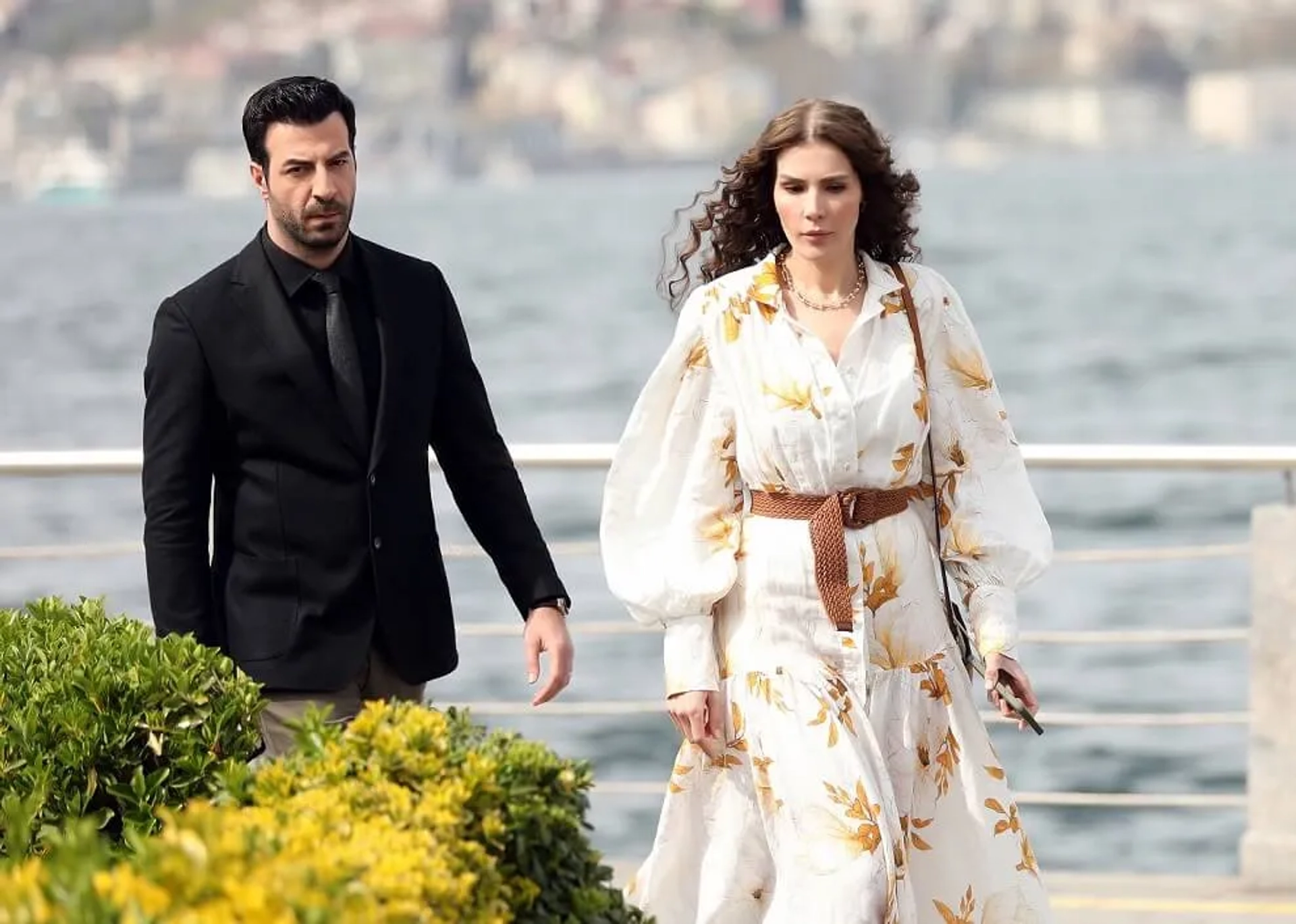 Hatice Sendil and Ismail Demirci in Iyilik (2022)