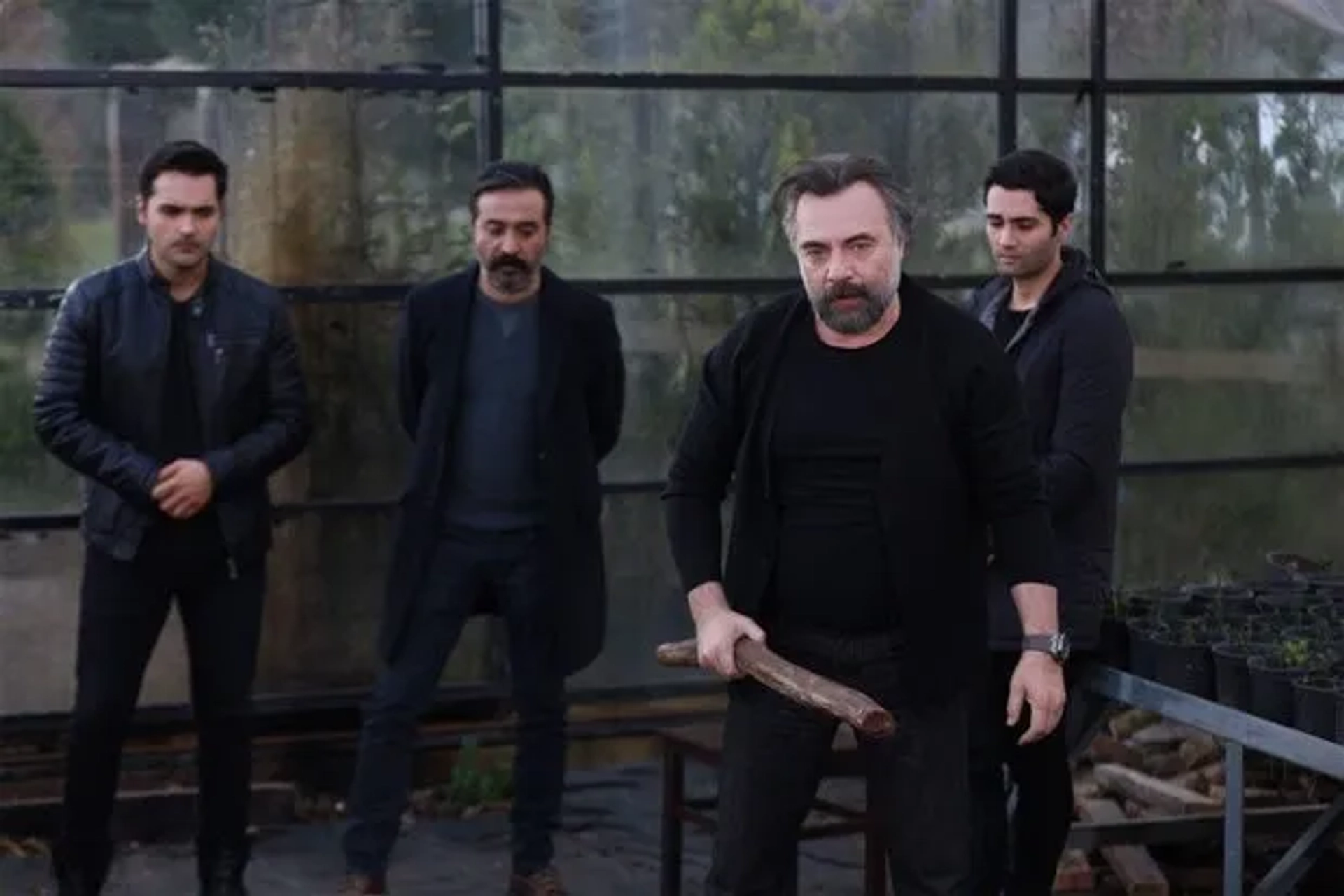 Oktay Kaynarca, Mustafa Üstündag, Yunus Emre Yildirimer, and Yalcin Hafizoglu in Eskiya Dünyaya Hükümdar Olmaz: 156. Bolum (2020)