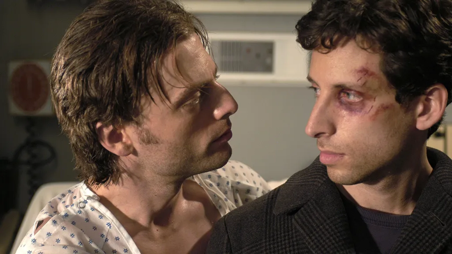 Justin Kirk and Ben Shenkman in Angels in America (2003)