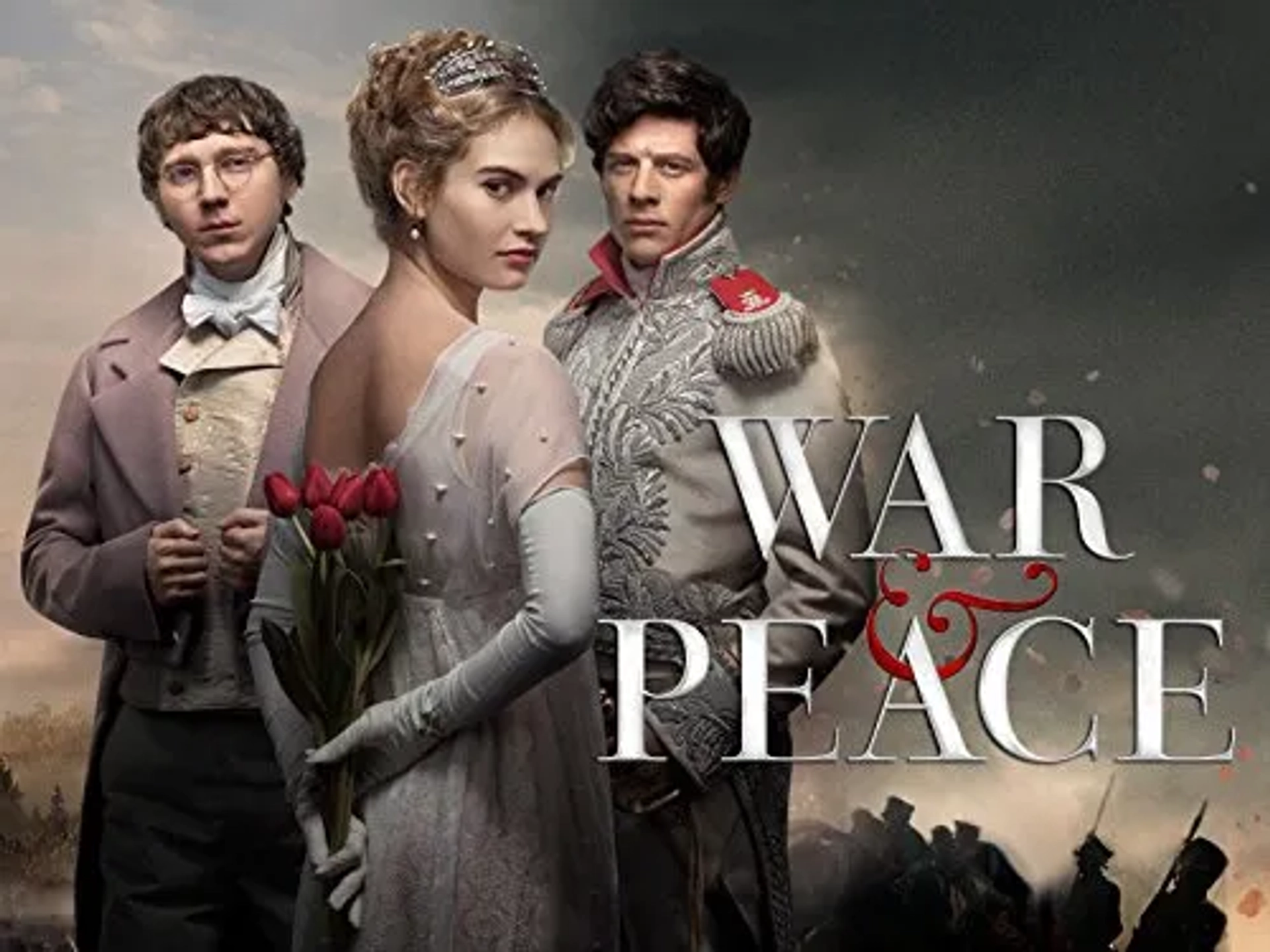 Paul Dano, James Norton, and Lily James in War & Peace (2016)