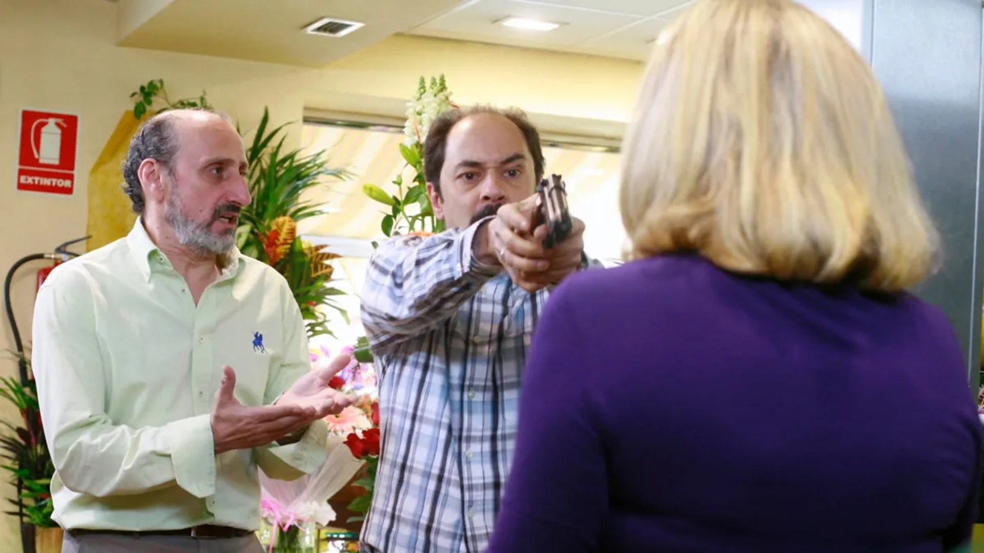 José Luis Gil and Jordi Sánchez in La que se avecina (2007)