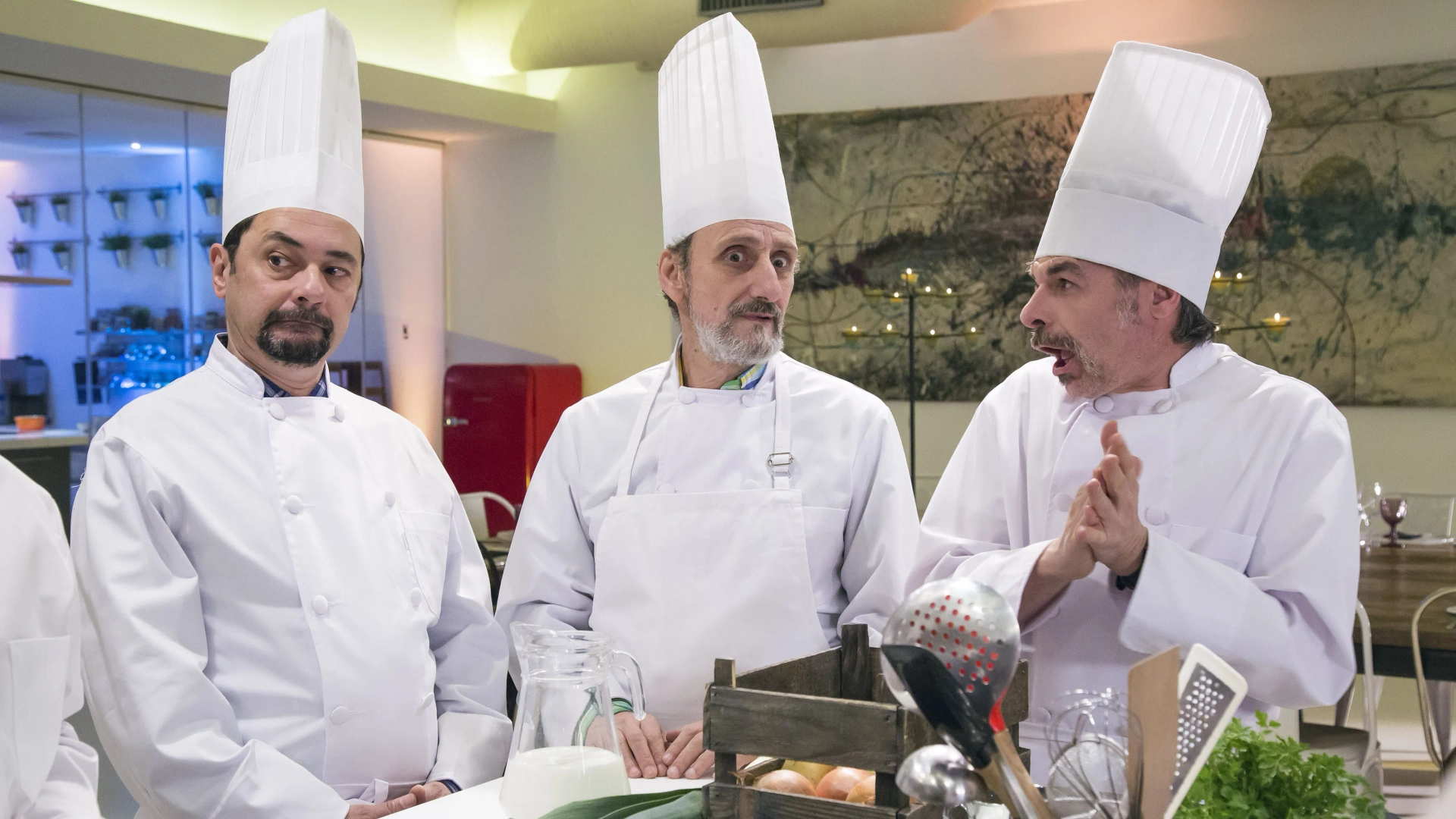 José Luis Gil, Jordi Sánchez, and Nacho Guerreros in La que se avecina (2007)