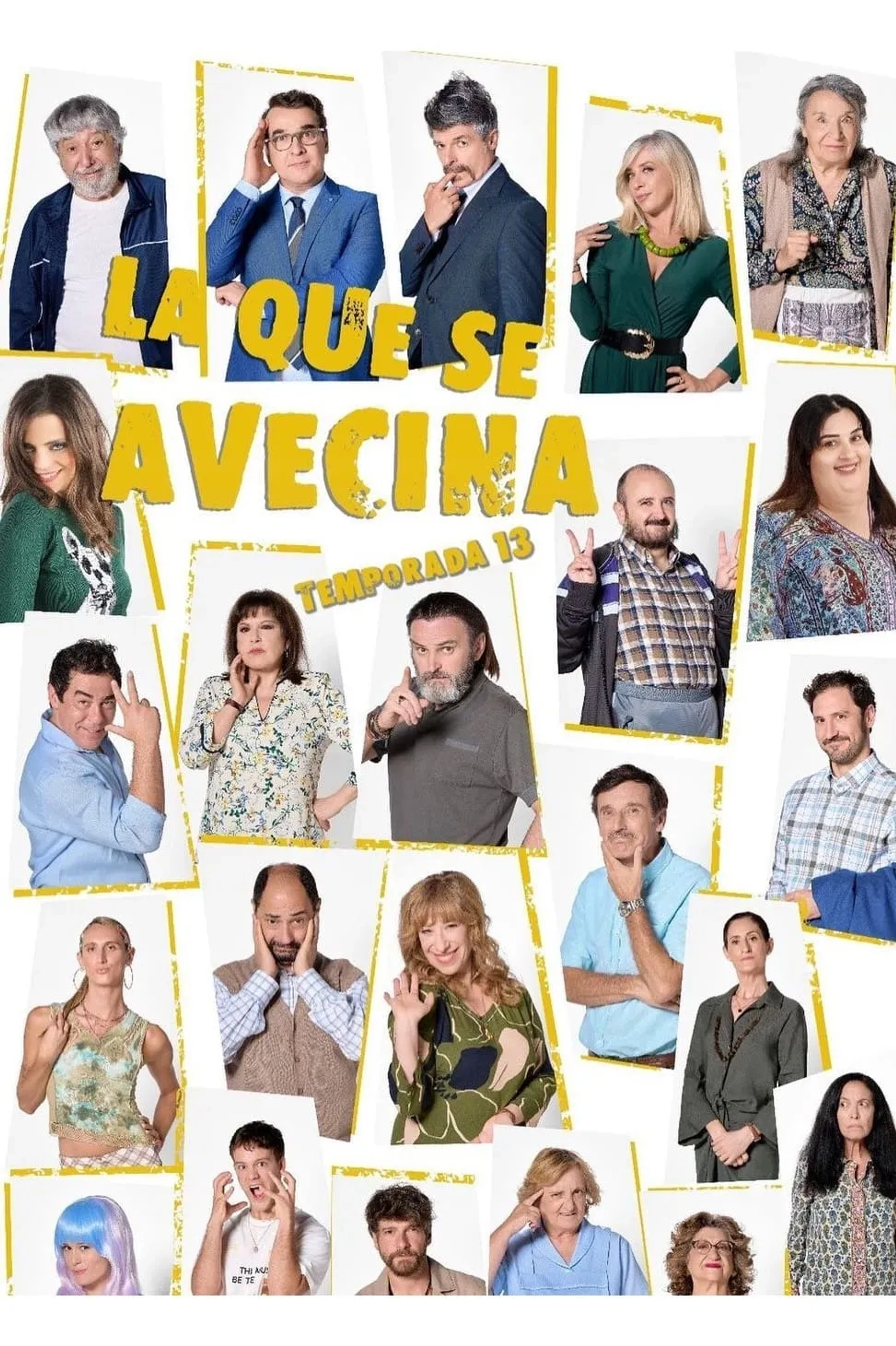 Eva Isanta, Loles León, Petra Martínez, Luis Merlo, Nathalie Seseña, Jordi Sánchez, Carlos Chamarro, Félix Gómez, Fernando Tejero, Macarena Gómez, Ricardo Arroyo, Nacho Guerreros, Inma Pérez-Quirós, Pablo Chiapella, Carlos Areces, Mamen García, Miren Ibarguren, Laura Gómez-Lacueva, Álex Gadea, Elisabeth Larena, Alex de la Croix, Jaime Riba, and Margarita Asquerino in La que se avecina (2007)