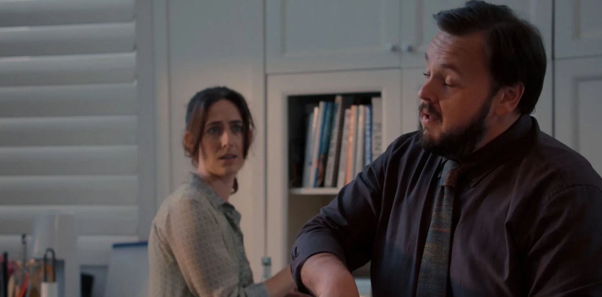 Claire Lovering and John Bradley in North Shore (2023)