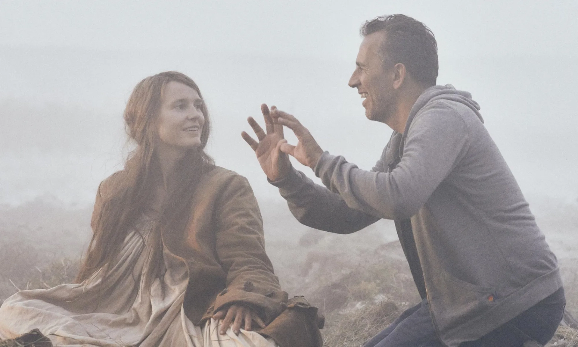 Nikolaj Arcel and Amanda Collin in The Promised Land (2023)