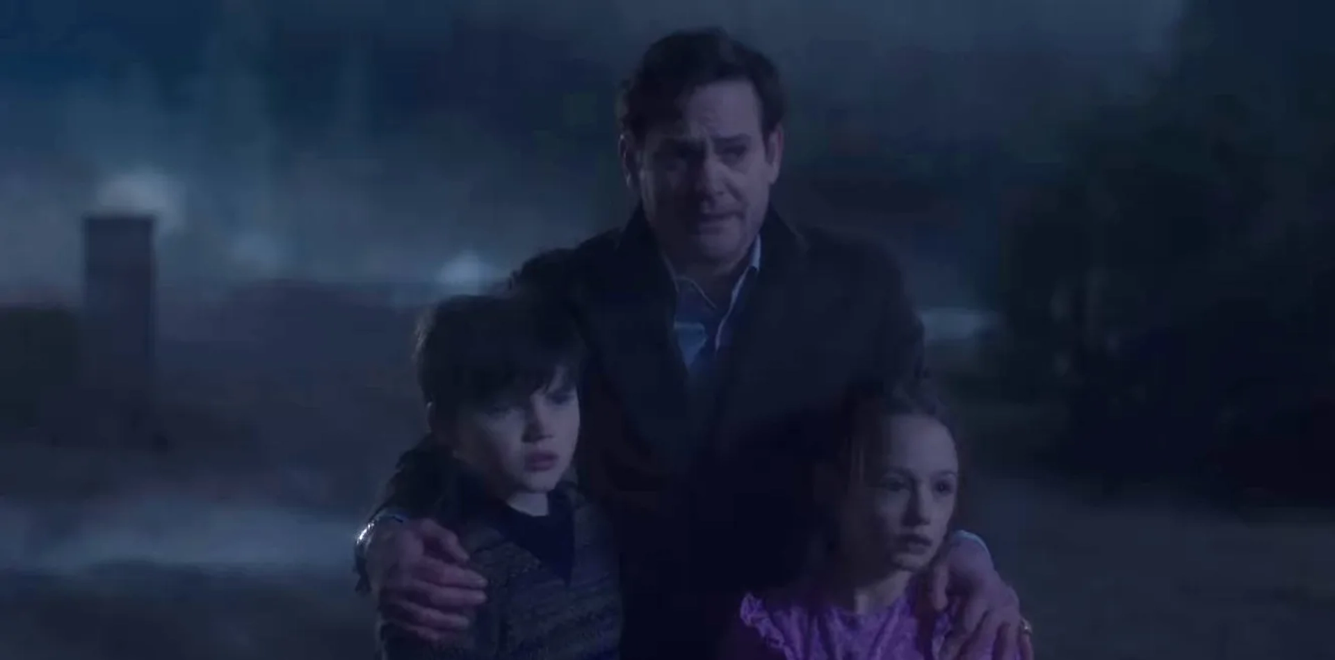 Henry Thomas, Amelie Bea Smith, and Benjamin Evan Ainsworth in The Haunting of Bly Manor (2020)